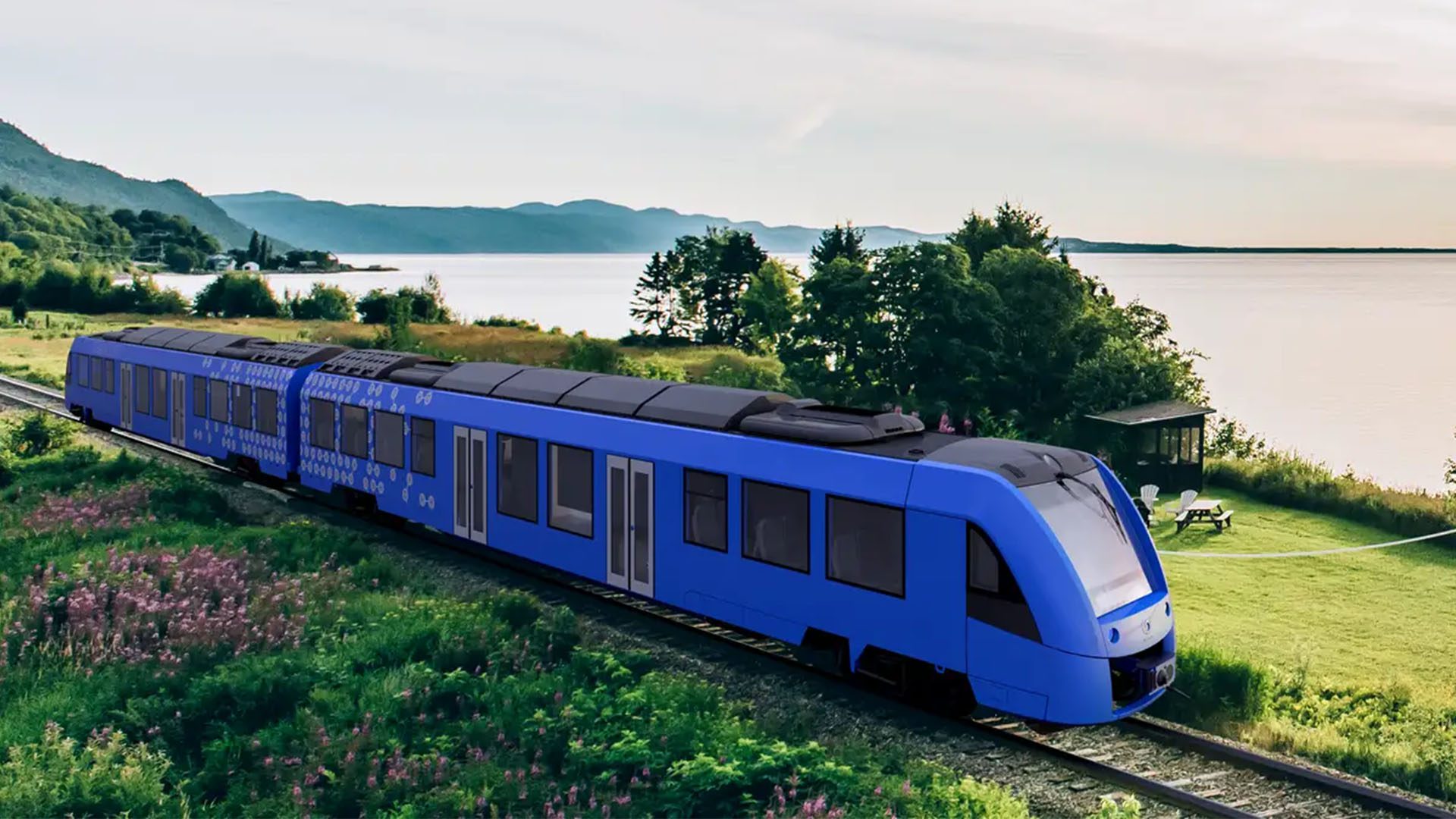 North America's first hydrogen-powered passenger train