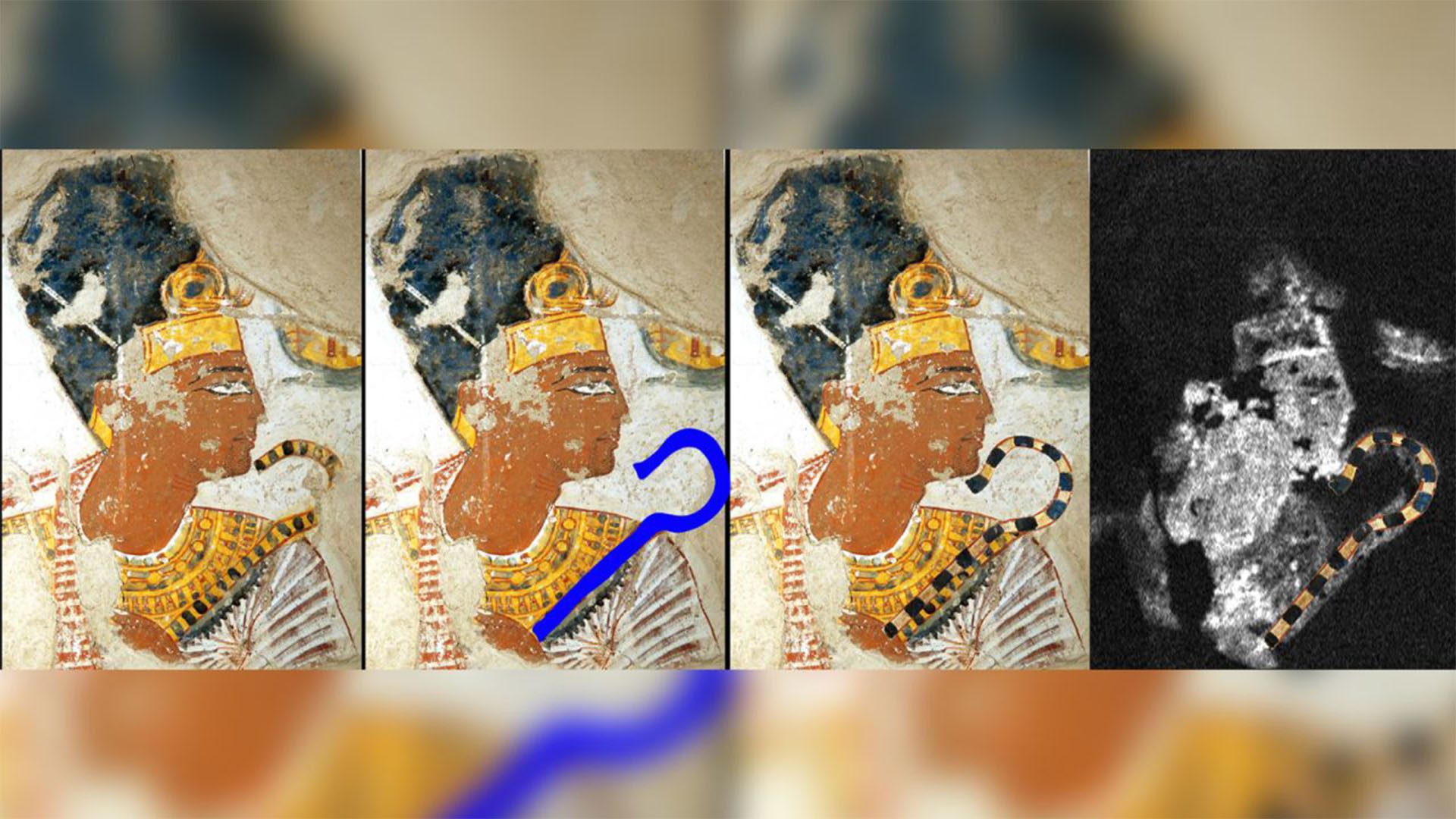 Egyptian Art Hidden Details Discovered With Chemical Imaging
