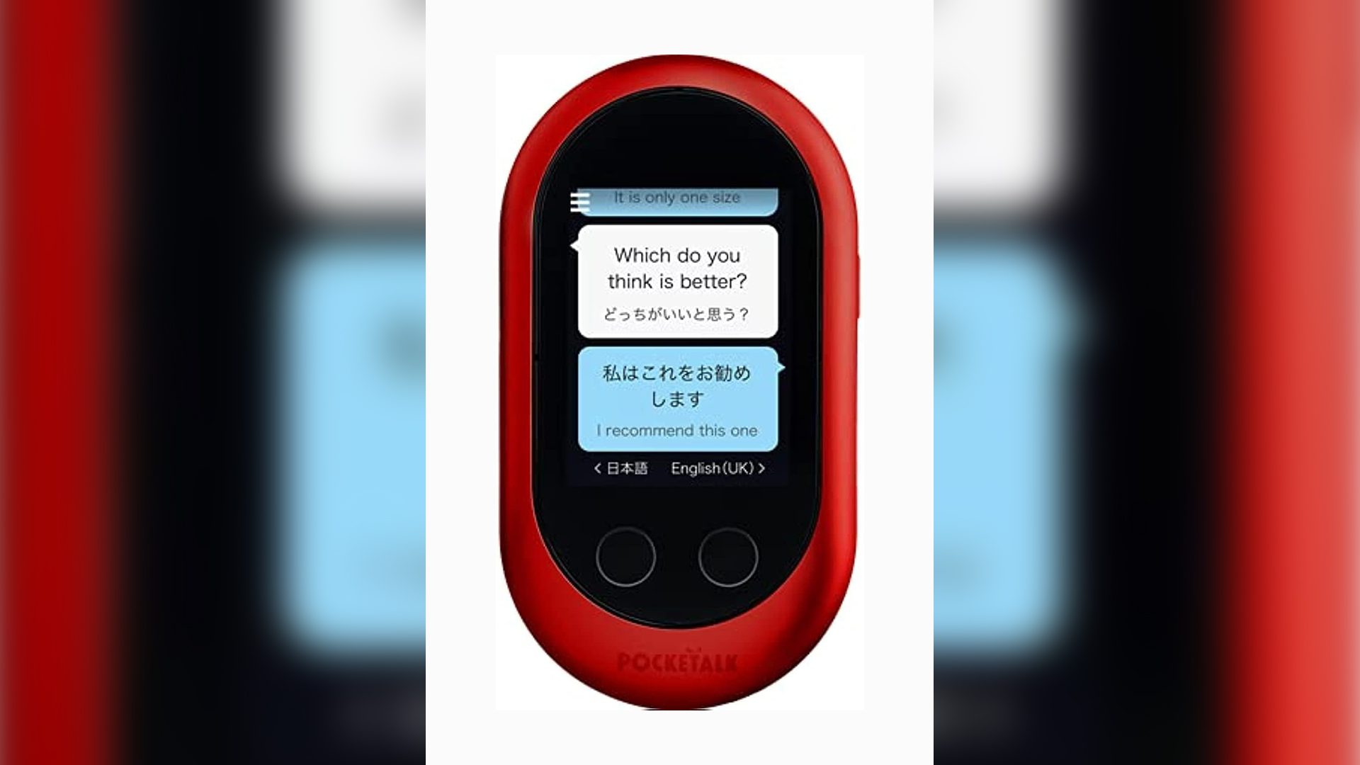 Pockettalk Language Translator Device