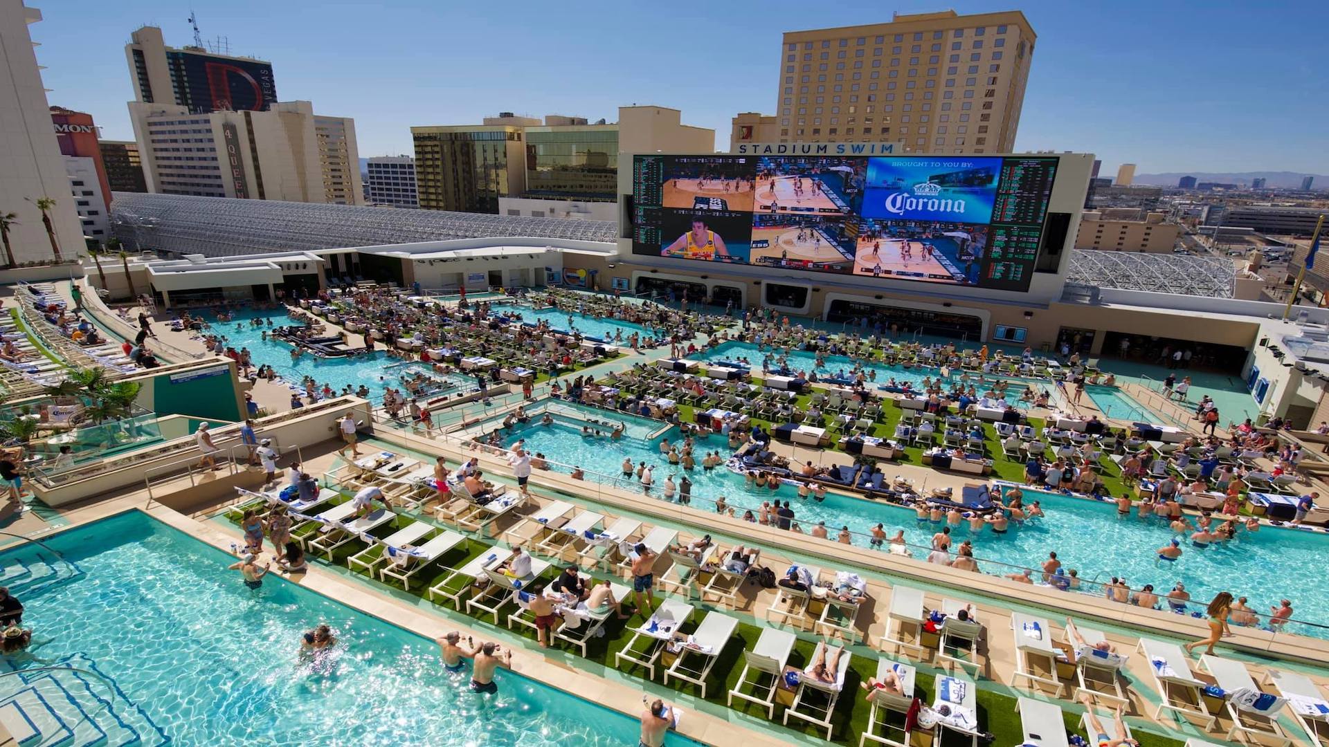 Circa's innovative stadium swim in Las Vegas