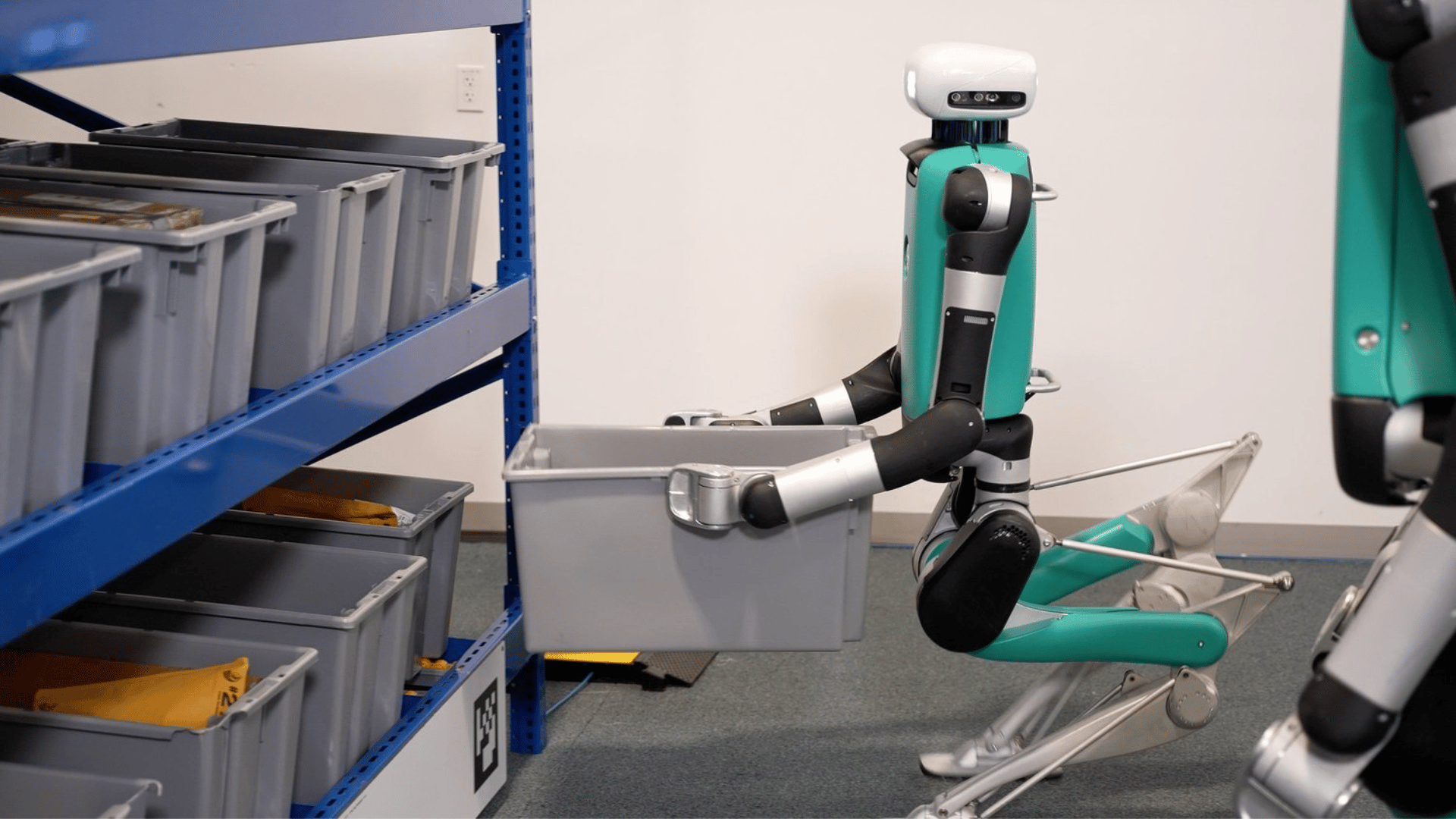 Digit, the humanoid robot, at work