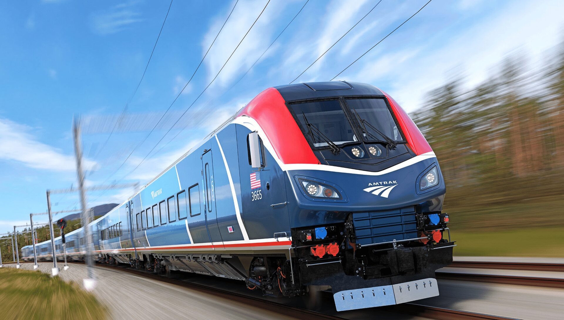 Amtrak Airo Train Fuel-Efficient Sustainable