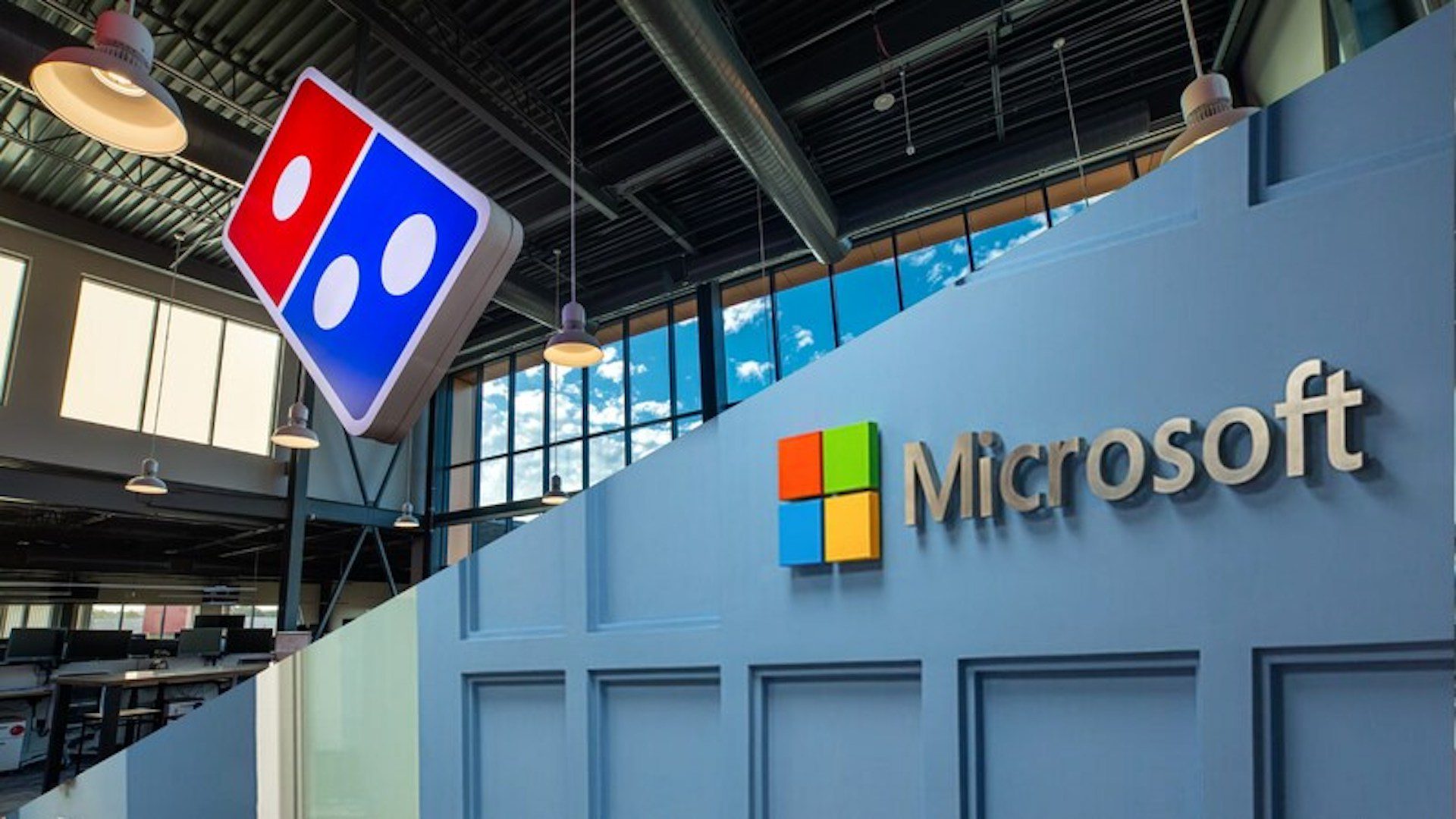 Domino's partnership with microsoft