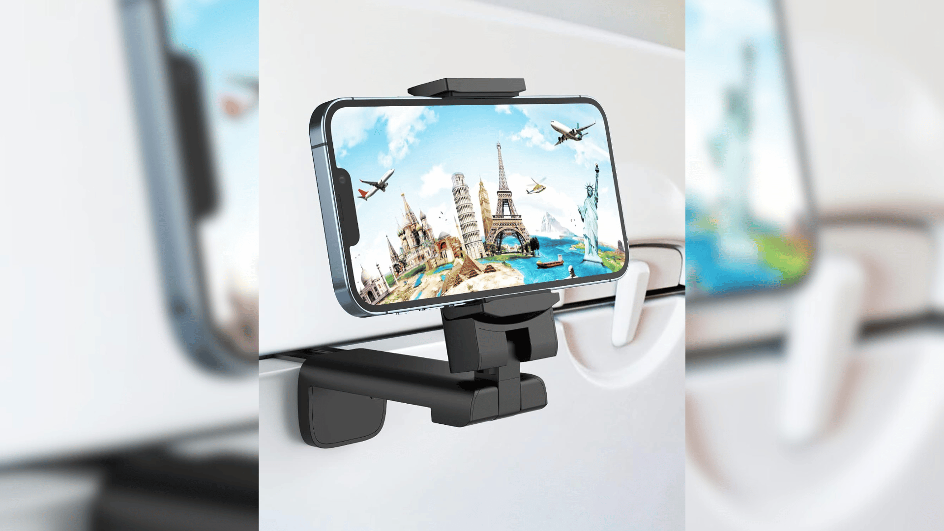 MiiKARE Airplane Travel Essentials Phone Holder