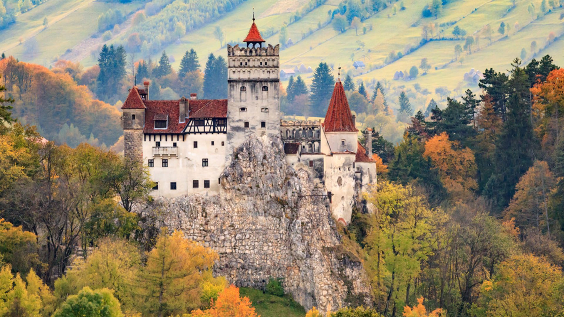 Romania Castle Europe in the Fall