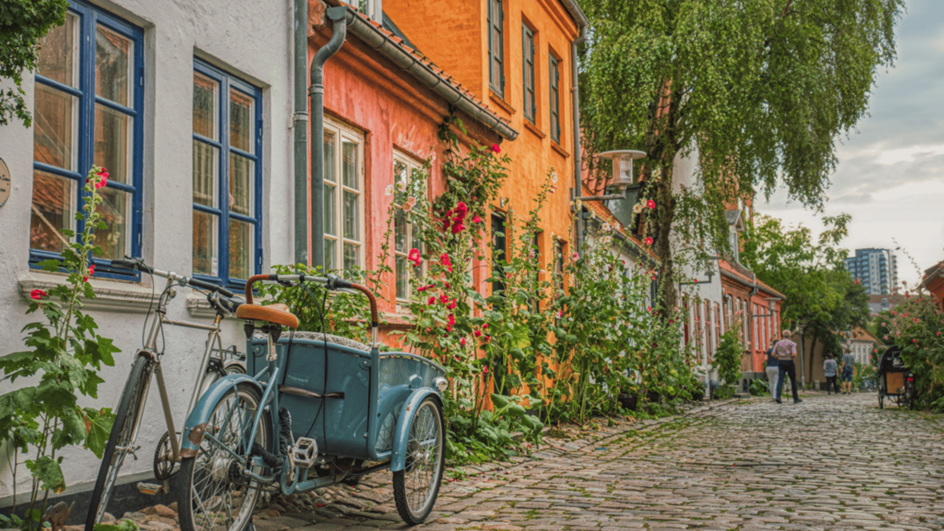 Aarhus, Denmark Cobblestone Roads Walking Sustainable Destinations