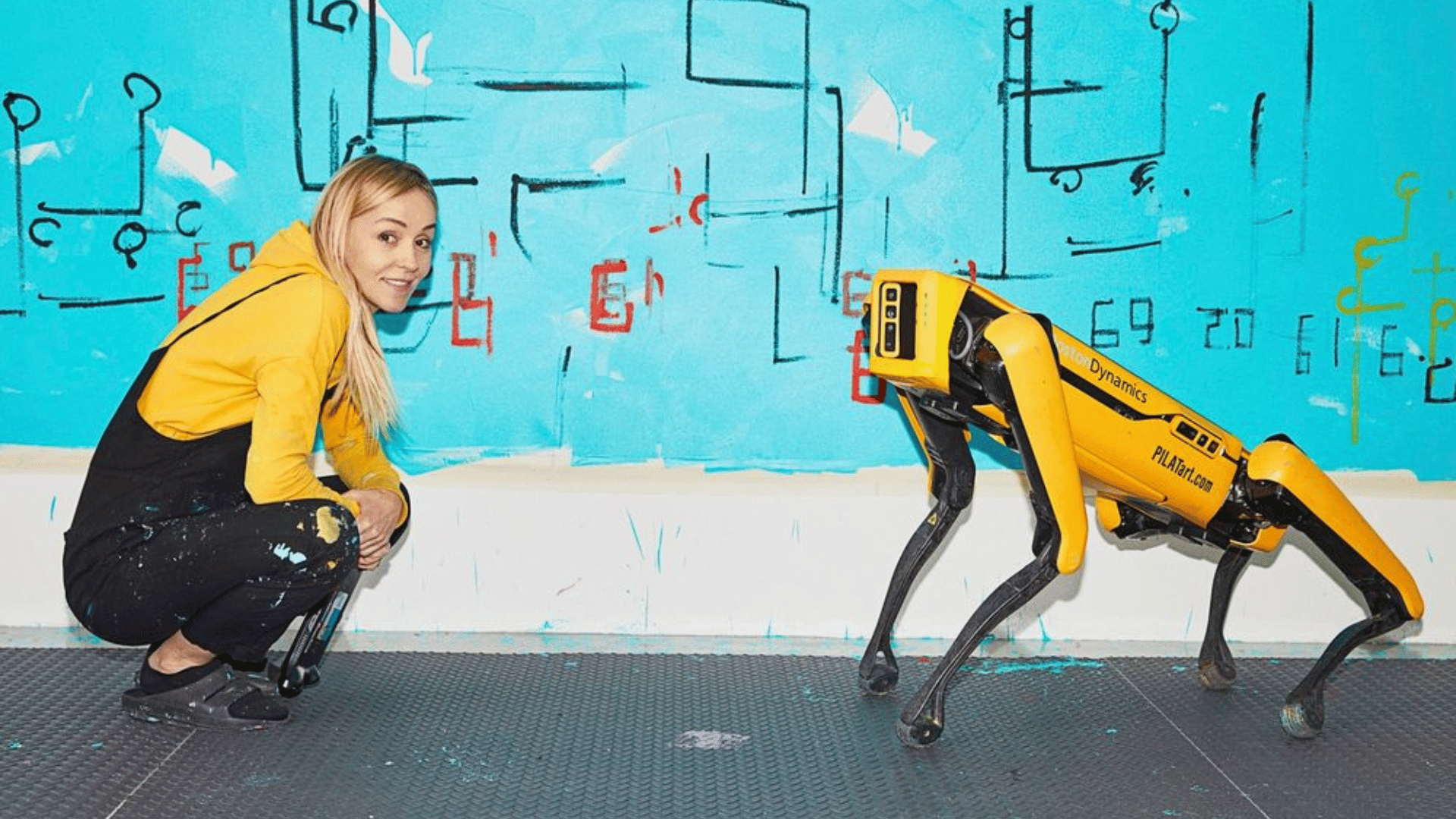 Agnieszka Pilat has been creating art using Boston Dynamics' robot dogs for years. Aaron Richter : The National Gallery of Victoria