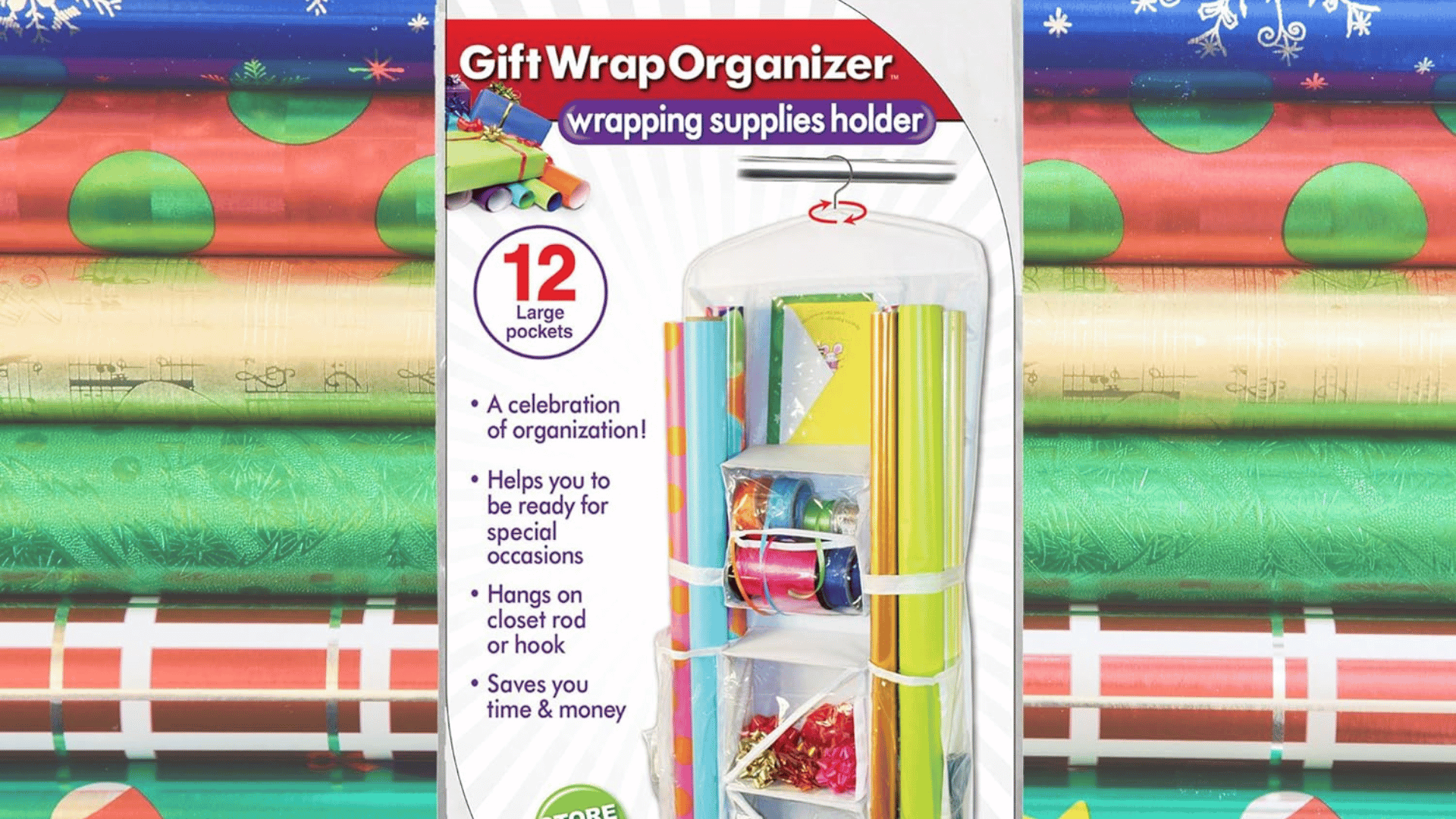 Gift Wrap Organizer
