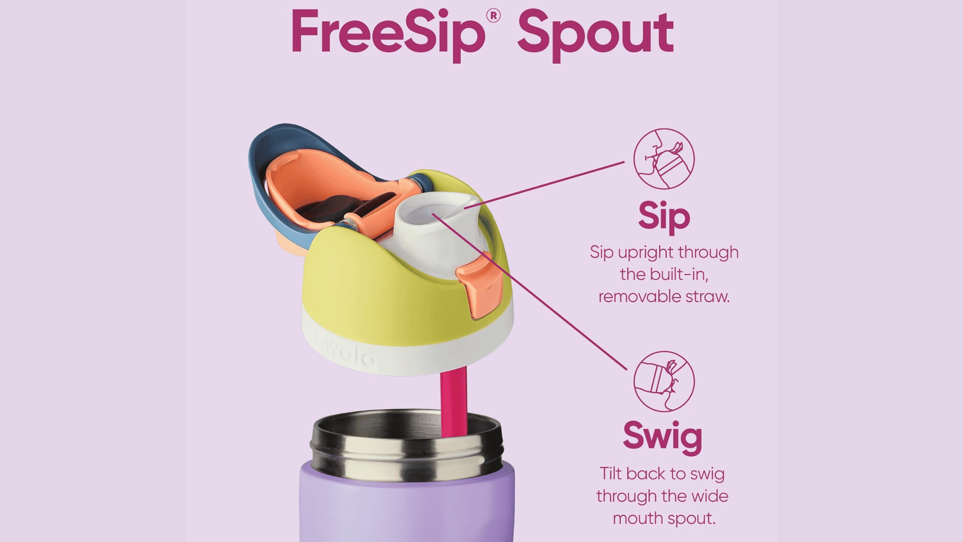 Owala’s FreeSip Insulated Stainless Steel Water Bottle