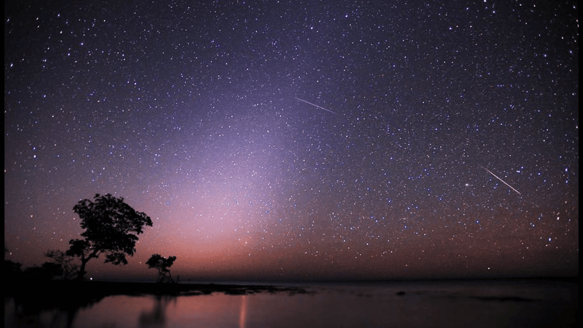 Quadrantid meteor shower over the Florida Keys in 2012. (