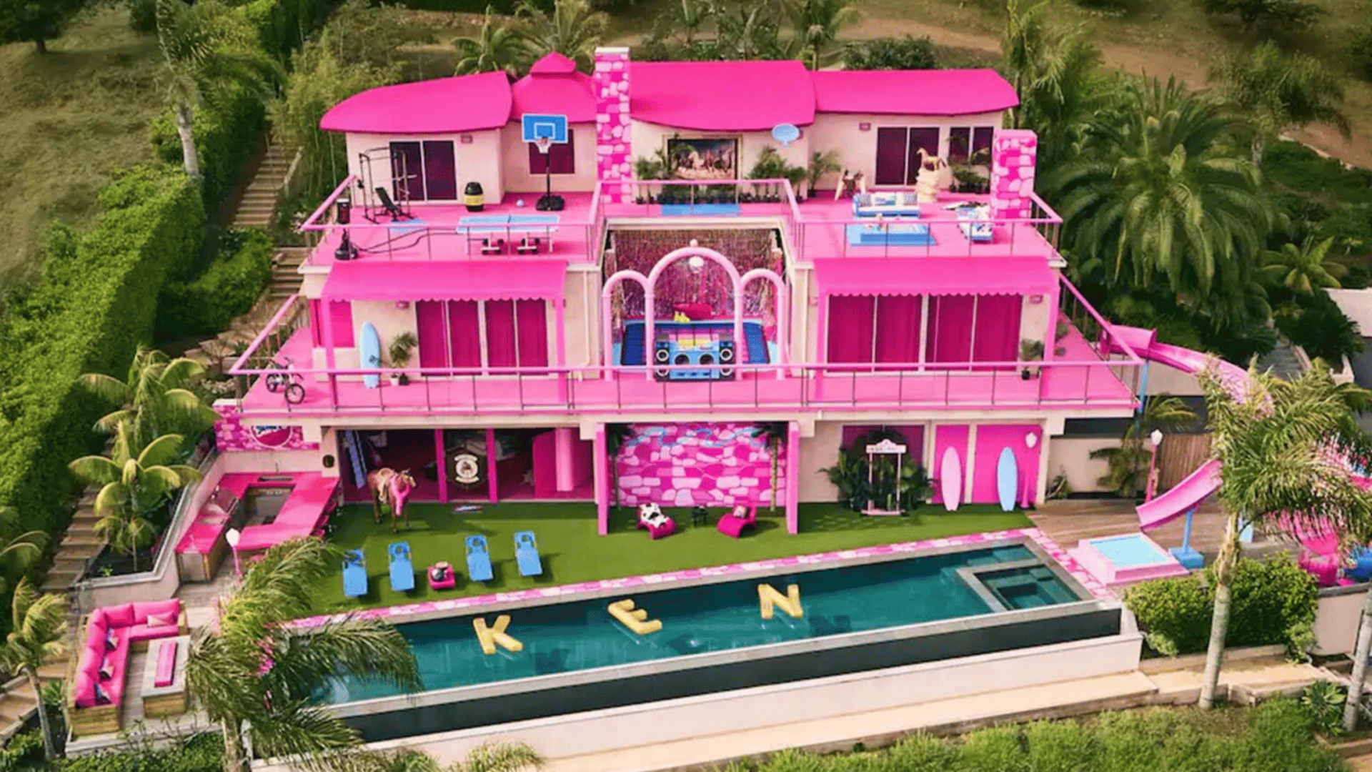 Barbie's Malibu Dreamhouse; Photo Credit: Airbnb