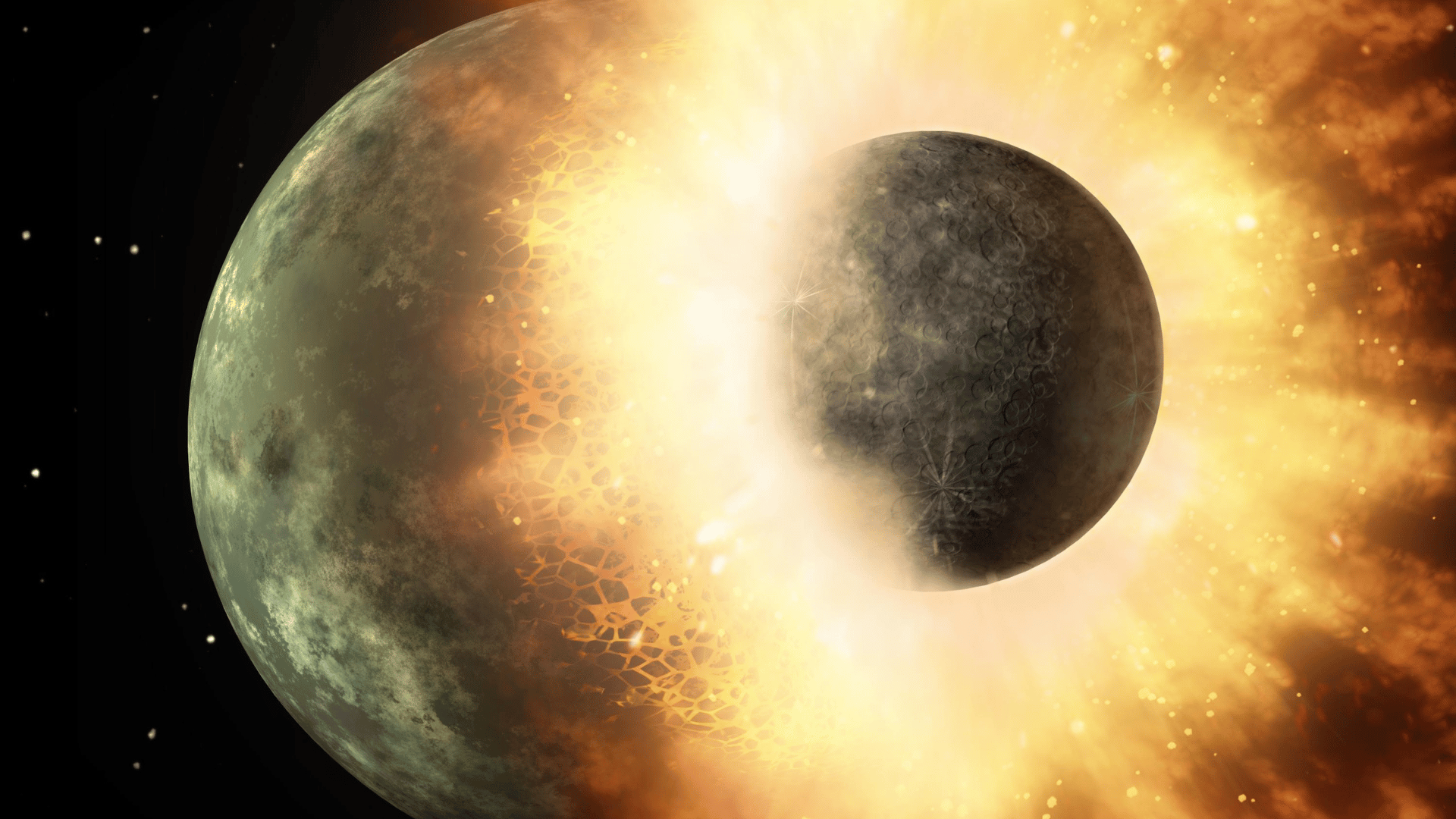 Researchers May Have Found Remnants of an Ancient Planet That Created the Moon NASA:JPL-Caltech
