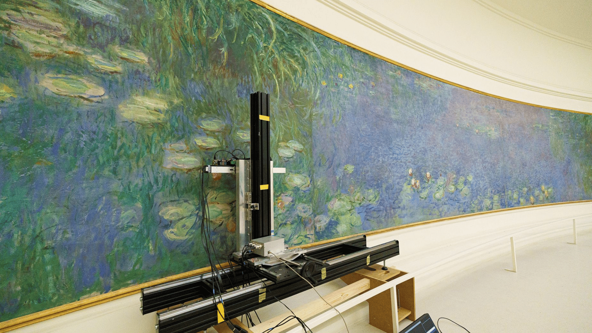 The Austrian company spent a week scanning Claude Monet's Water Liliies murals at the Musée de l'Orangerie in Paris Aurelien Gendron:LITO Masters