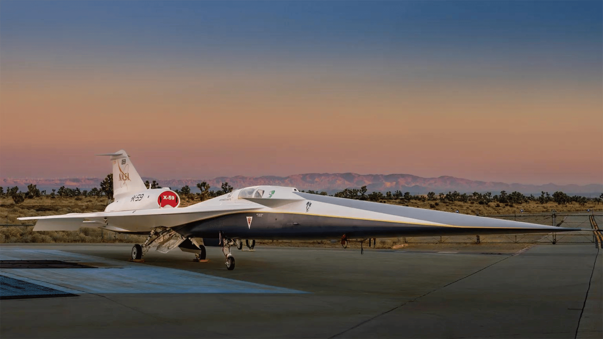 NASA's X-59 quiet supersonic plane Lockheed Martin Skunk Works