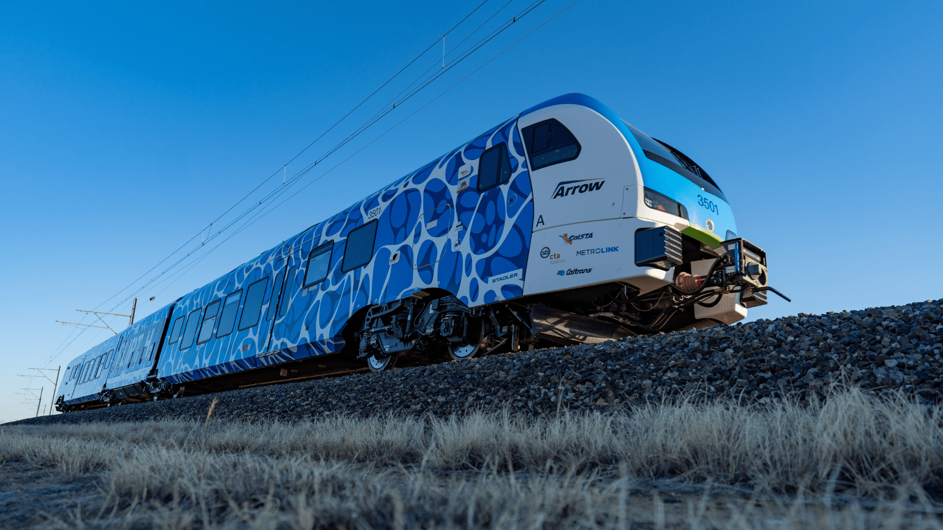 Hydrogen-powered train