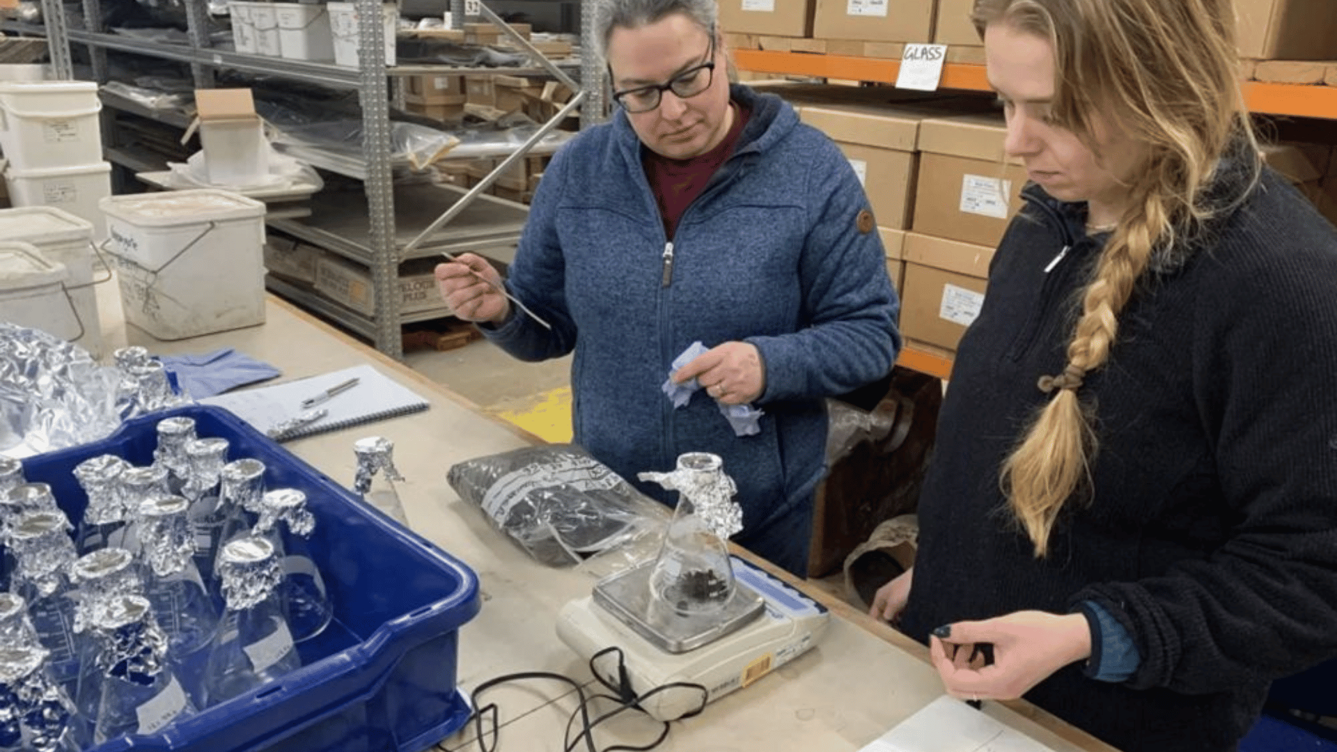 In the lab, researchers tested soil samples dating to the first or early second century C.E. York Archaeology