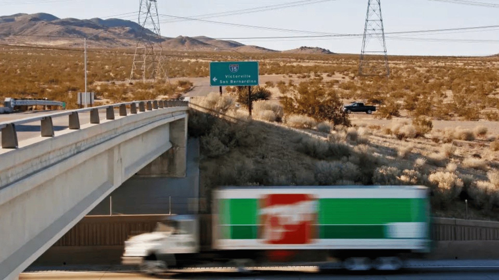 Nearly the full distance of Brightline West will be along the median of Interstate 15 in an effort to reduce congestion on the highway AP