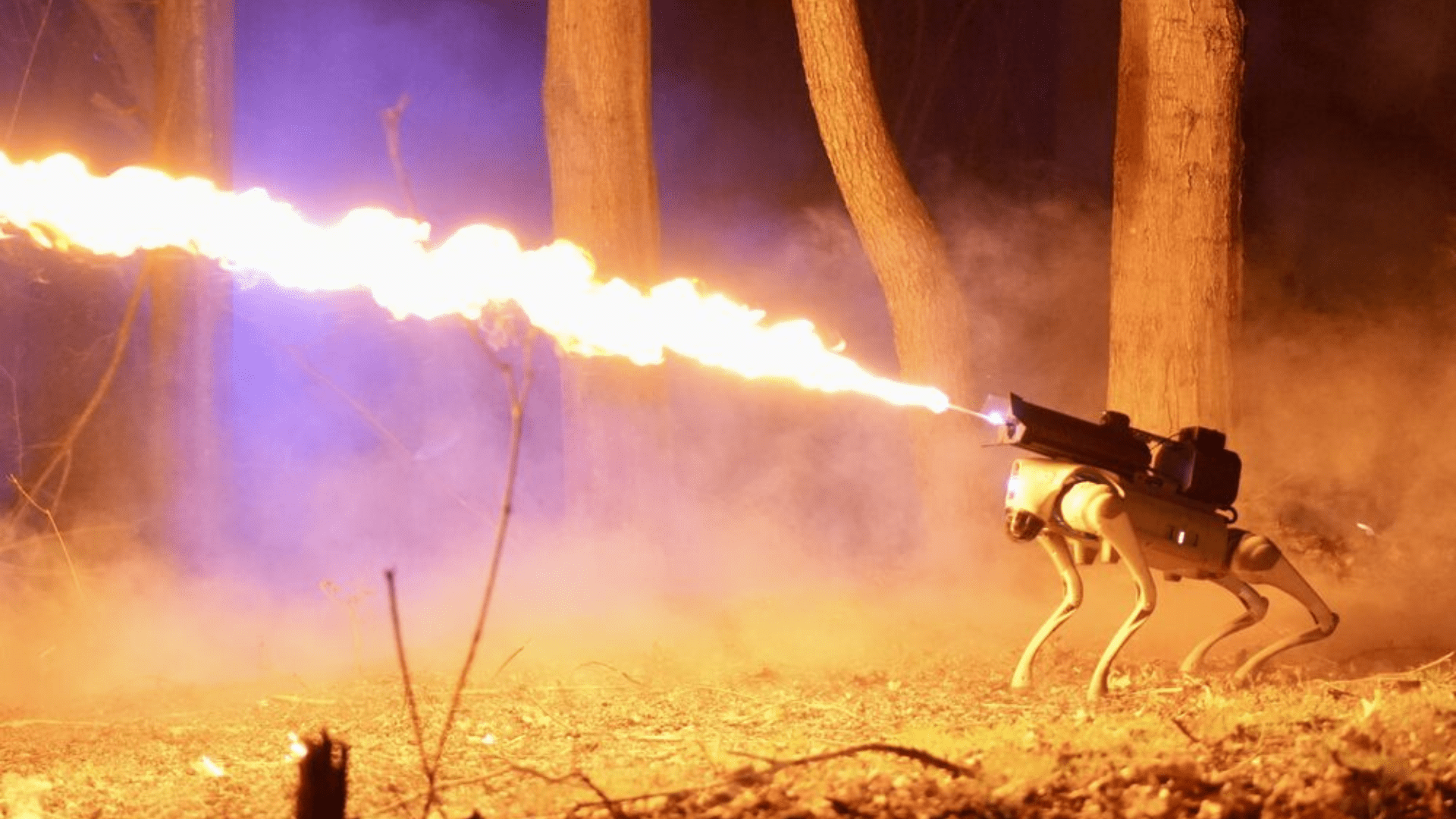 Thermonator shooting flames