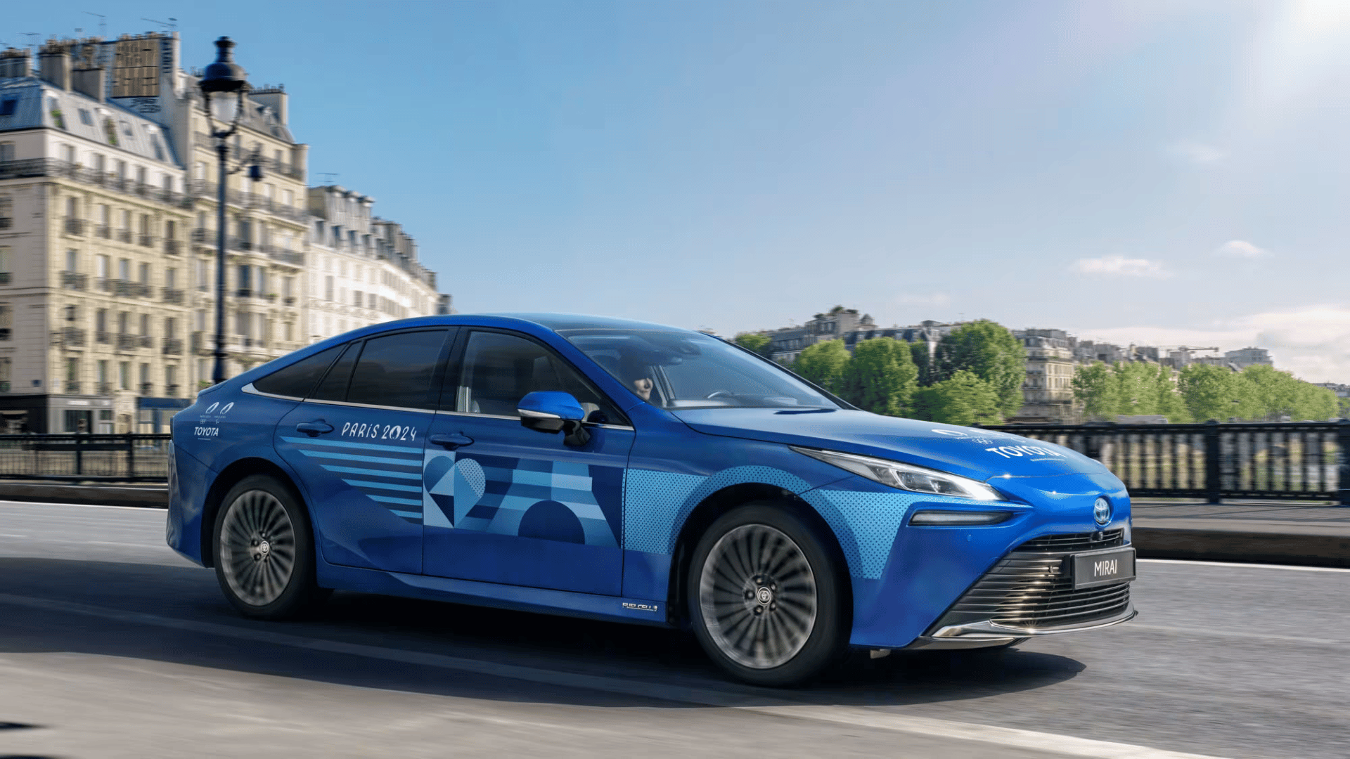 Sustainable vehicles at the 2024 Paris Olympic Games; Photo: © Toyota Sustainable vehicles at the 2024 Paris Olympic Games; Photo: © Toyota