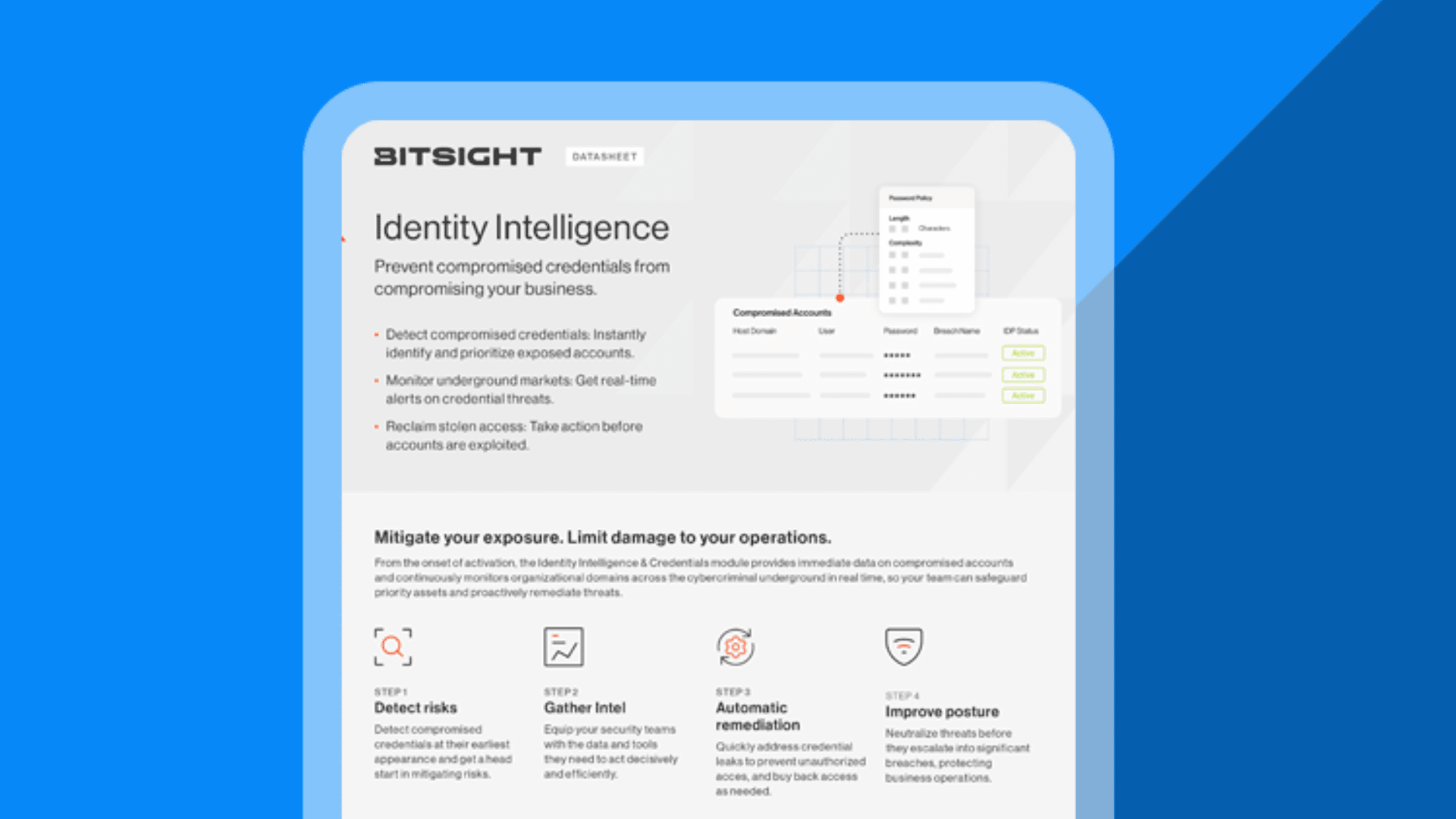 Bitsight Identity Intelligence; Photo: Bitsight Bitsight Identity Intelligence; Photo: Bitsight