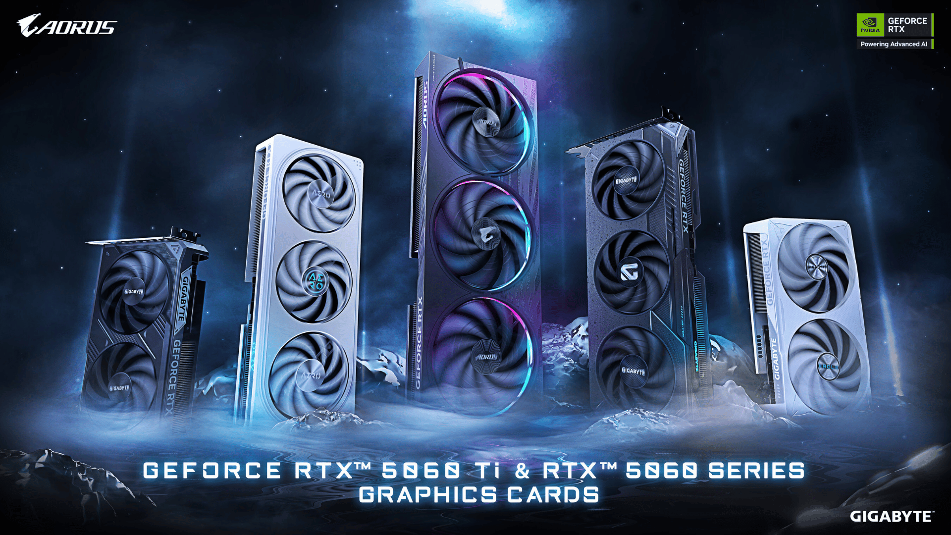 GIGABYTE Debuts GeForce RTX™ 5060 Ti & 5060; Photo: GIGABYTE GIGABYTE Debuts GeForce RTX™ 5060 Ti & 5060; Photo: GIGABYTE