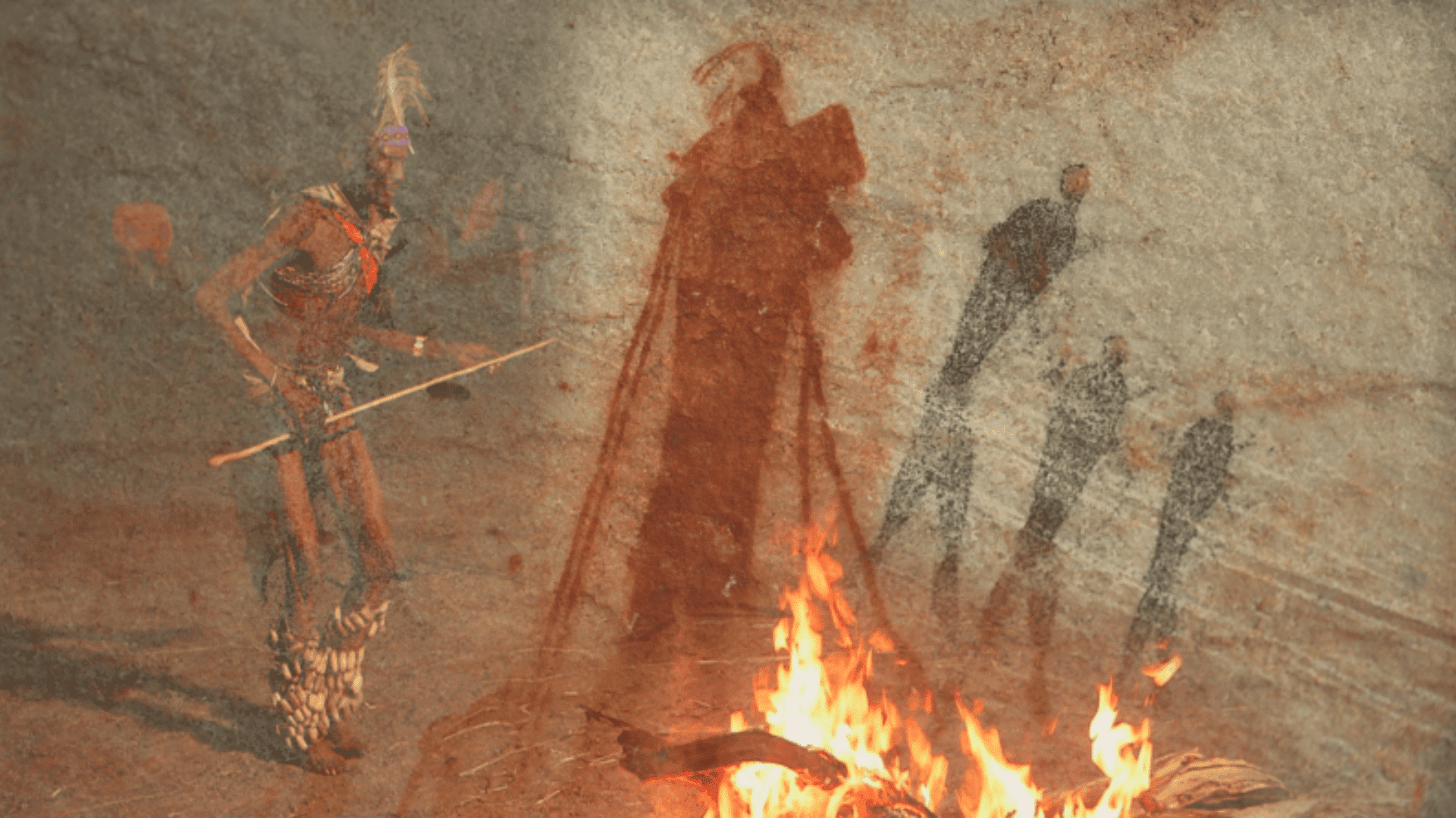 Artist recreates ancient rock art; Photo: CNN