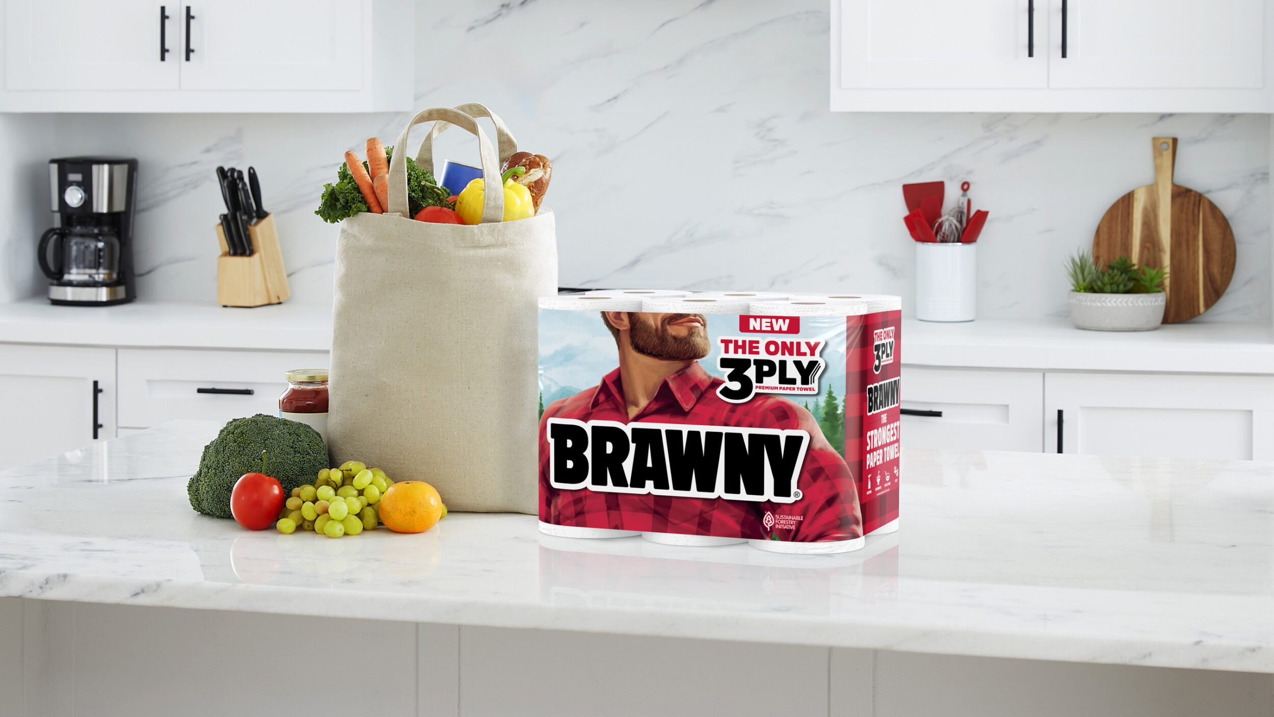 Brawny 3-Ply Paper Towels