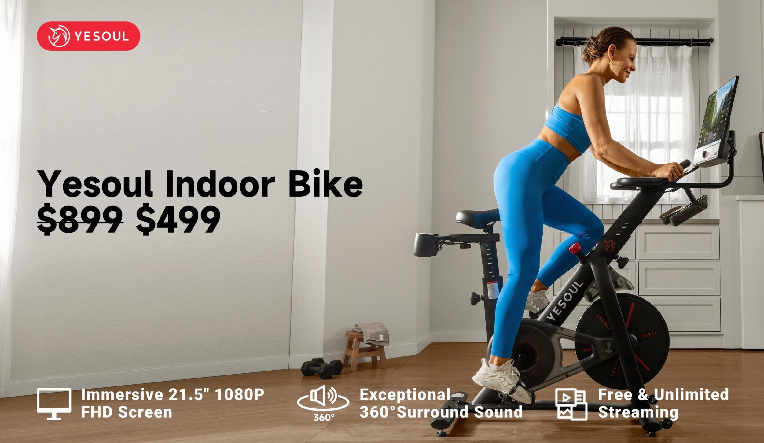 Yesoul G1M Max Indoor Cycling Bike