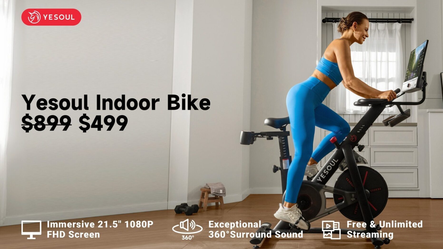 Yesoul G1M Max Indoor Cycling Bike