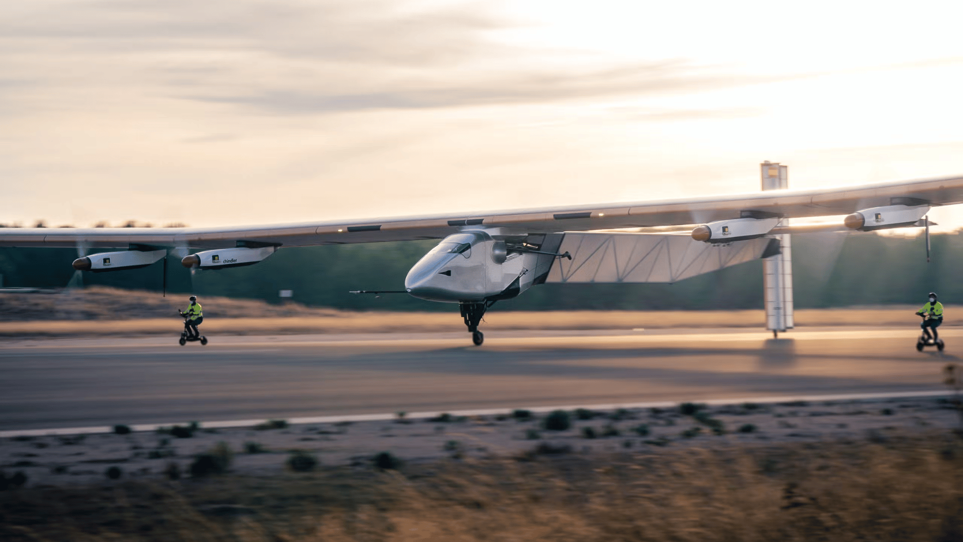 A new solar-powered drone, developed by Skydweller Aero and Thales, aims to fly for months without landing. (CREDIT: Skydweller Aero)