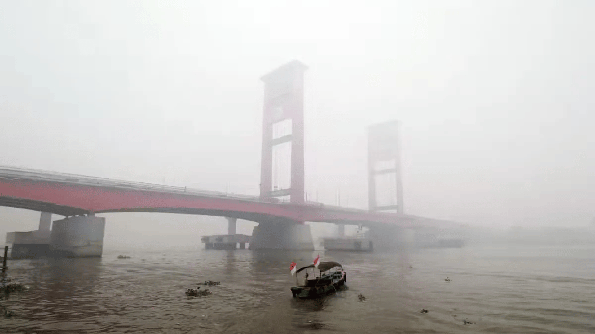 Haze season in Indonesia, October 2019.