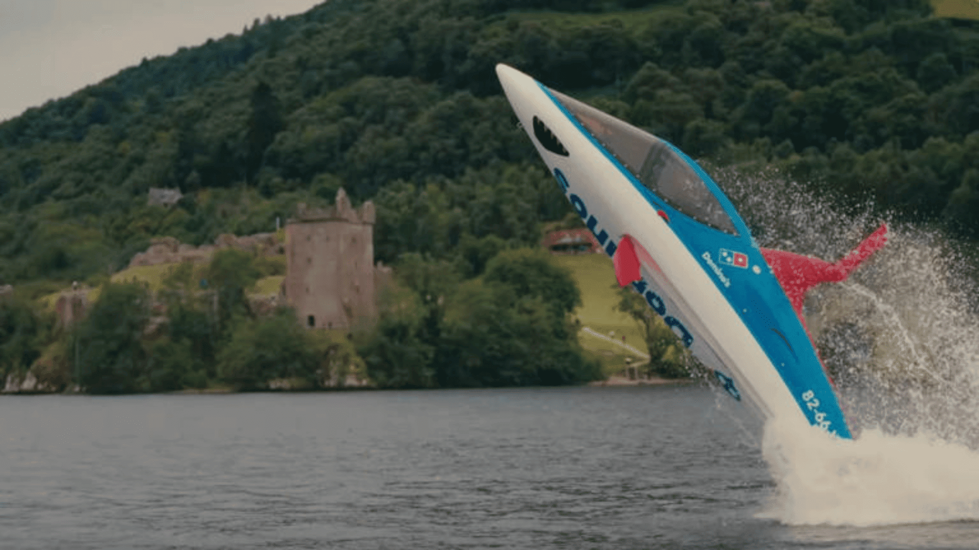 Domino's Seabreacher X; Photo: SWNS Digital:YouTube
