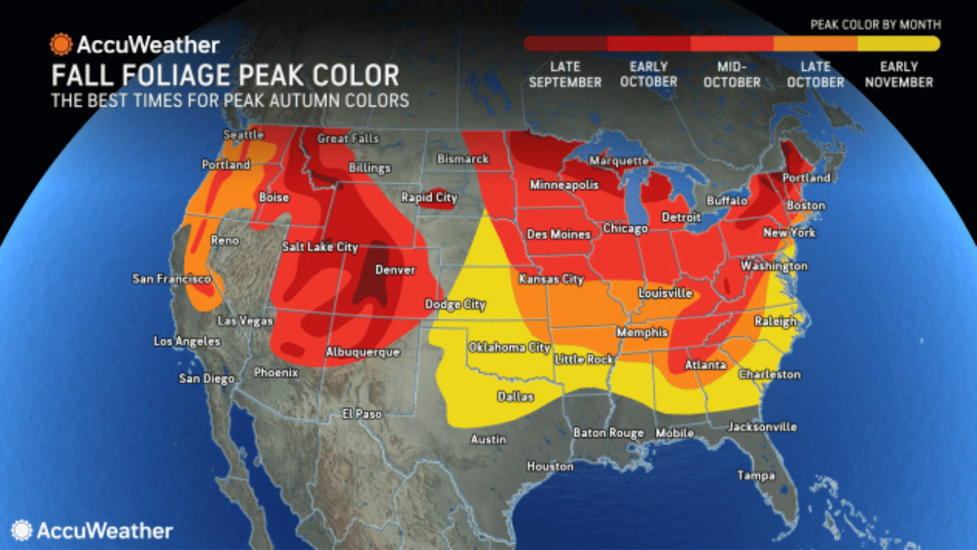 Fall peak times Fall peak times