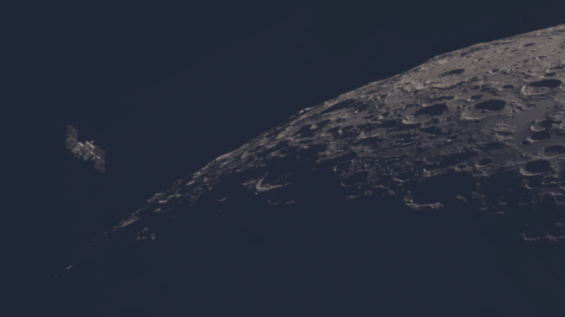 ISS Lunar Flyby; Photo: © Tom Williams ISS Lunar Flyby; Photo: © Tom Williams