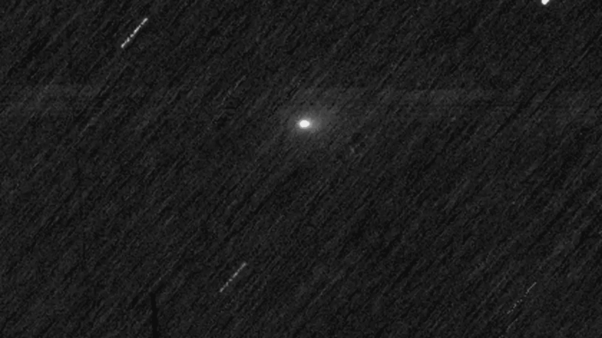 The European Space Agency's ExoMars Trace Gas Orbiter image of interstellar comet 3I:ATLAS as it passed close to Mars.The European Space Agency
