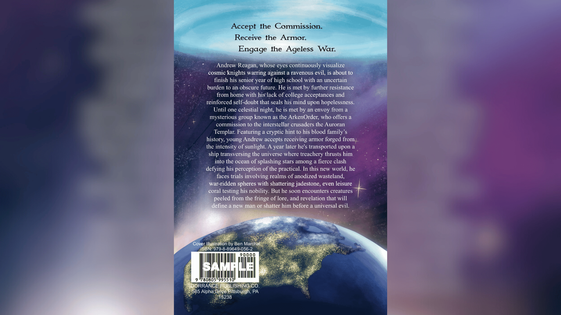 Auroran Templar backcover blurb