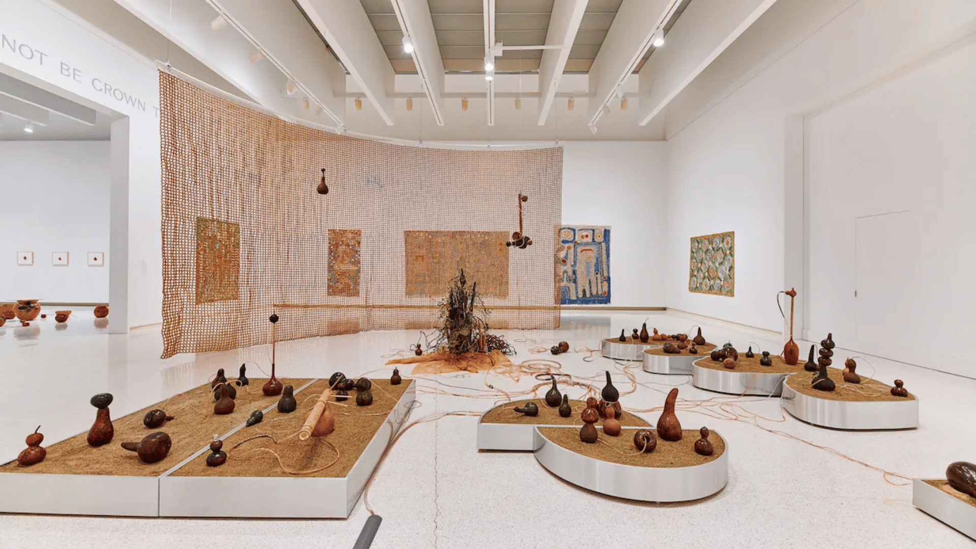 Installation view of the 58th Carnegie International featuring works by Trương Công Tùng. Photo courtesy of the artist and Carnegie Museum of Art by Sean Eaton.