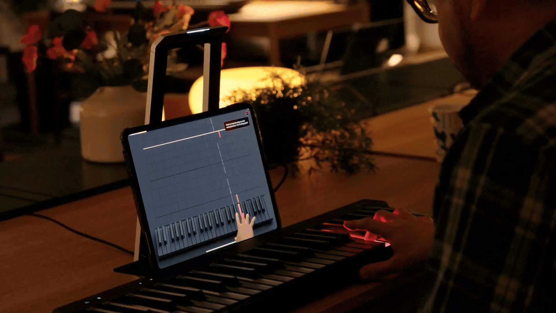 Roli's AI Music Coach can watch your hands in real-time; Photo: Roli