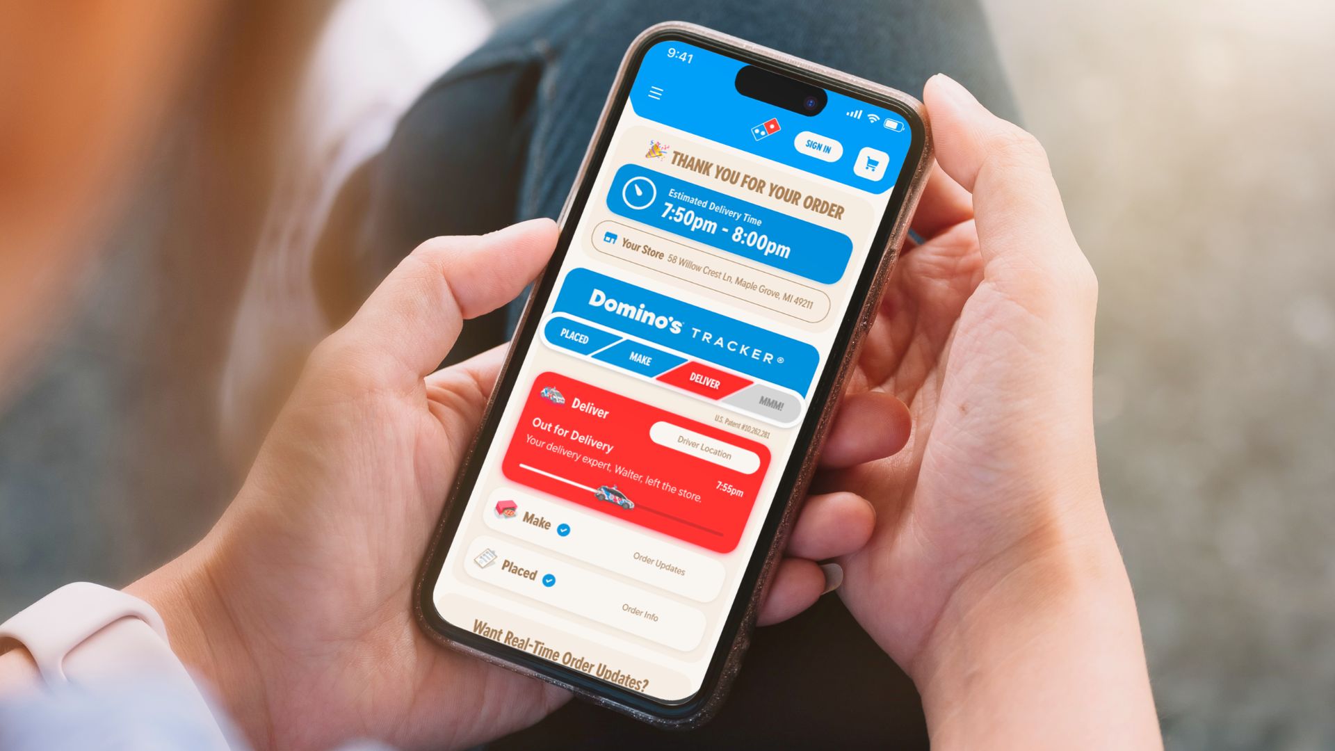 dominos pizza Tracker technology innovation
