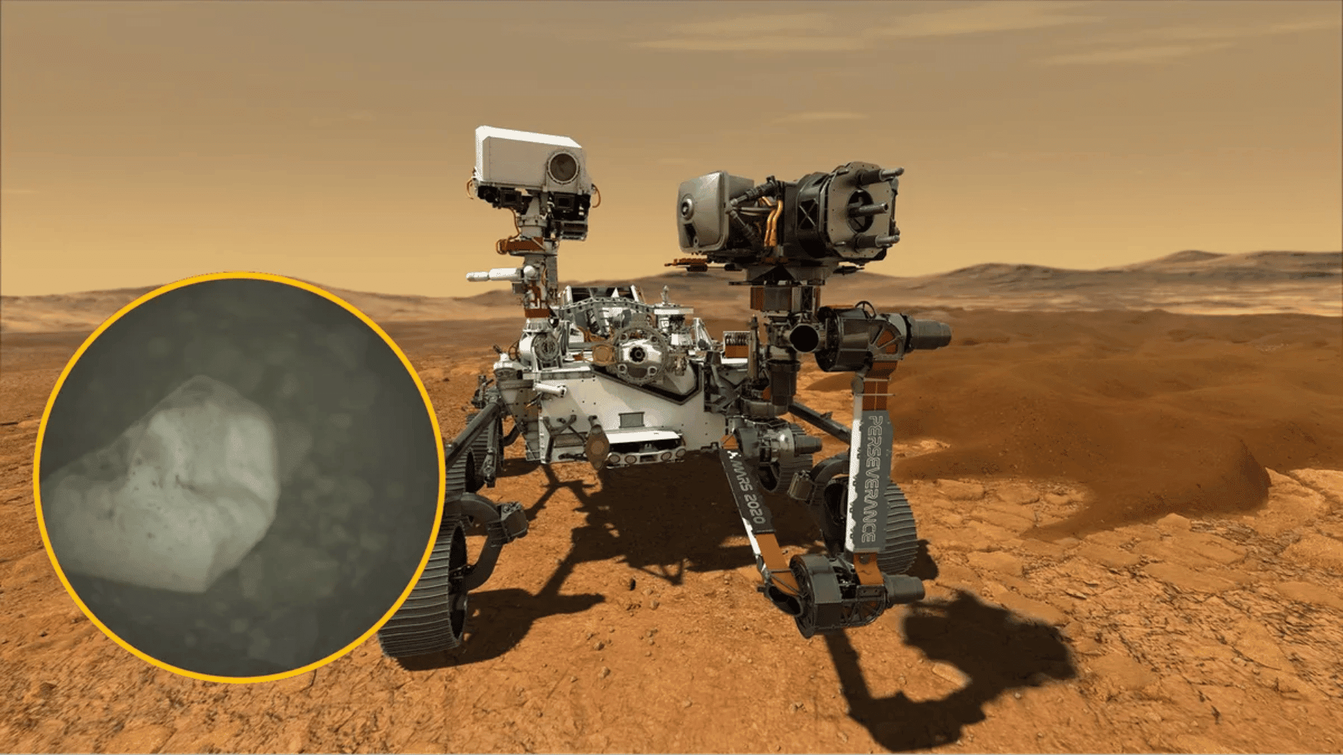 Mars rover discovers gems; Photo: NASA:JPL-Caltech:LANL:CNES:IRAP