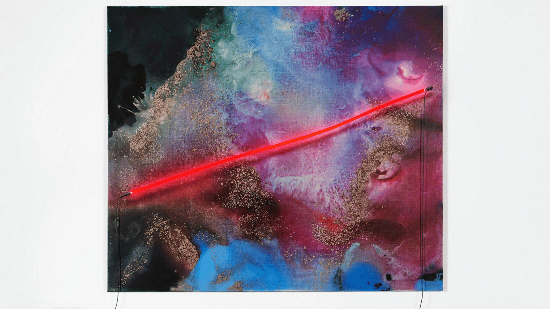 Mary Weatherford via Gagosian; Photo by Fredrik Nilsen Studio