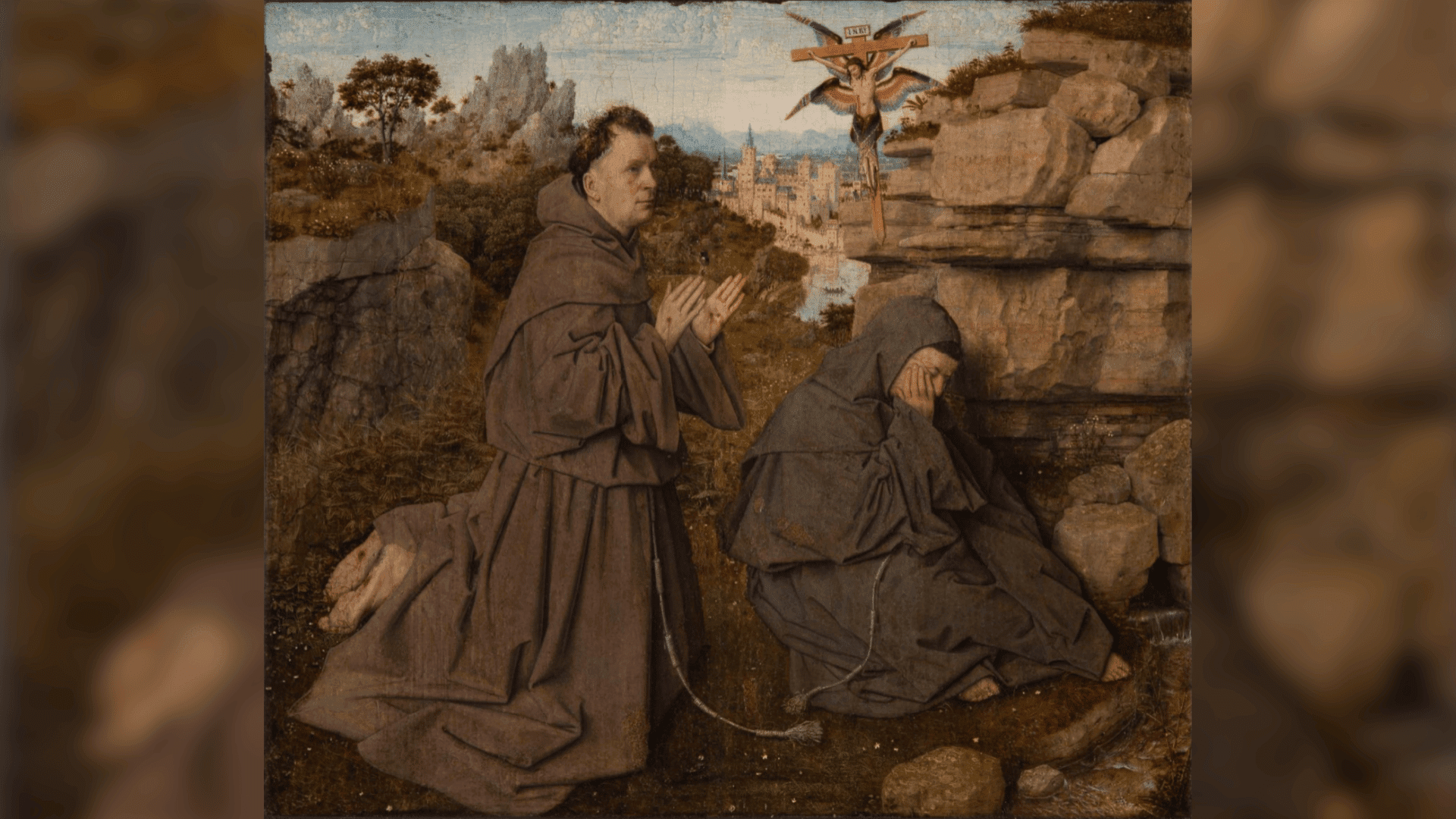 Saint Francis of Assisi Receiving the Stigmata on display in Turin. Photo: Heritage Images:Alamy