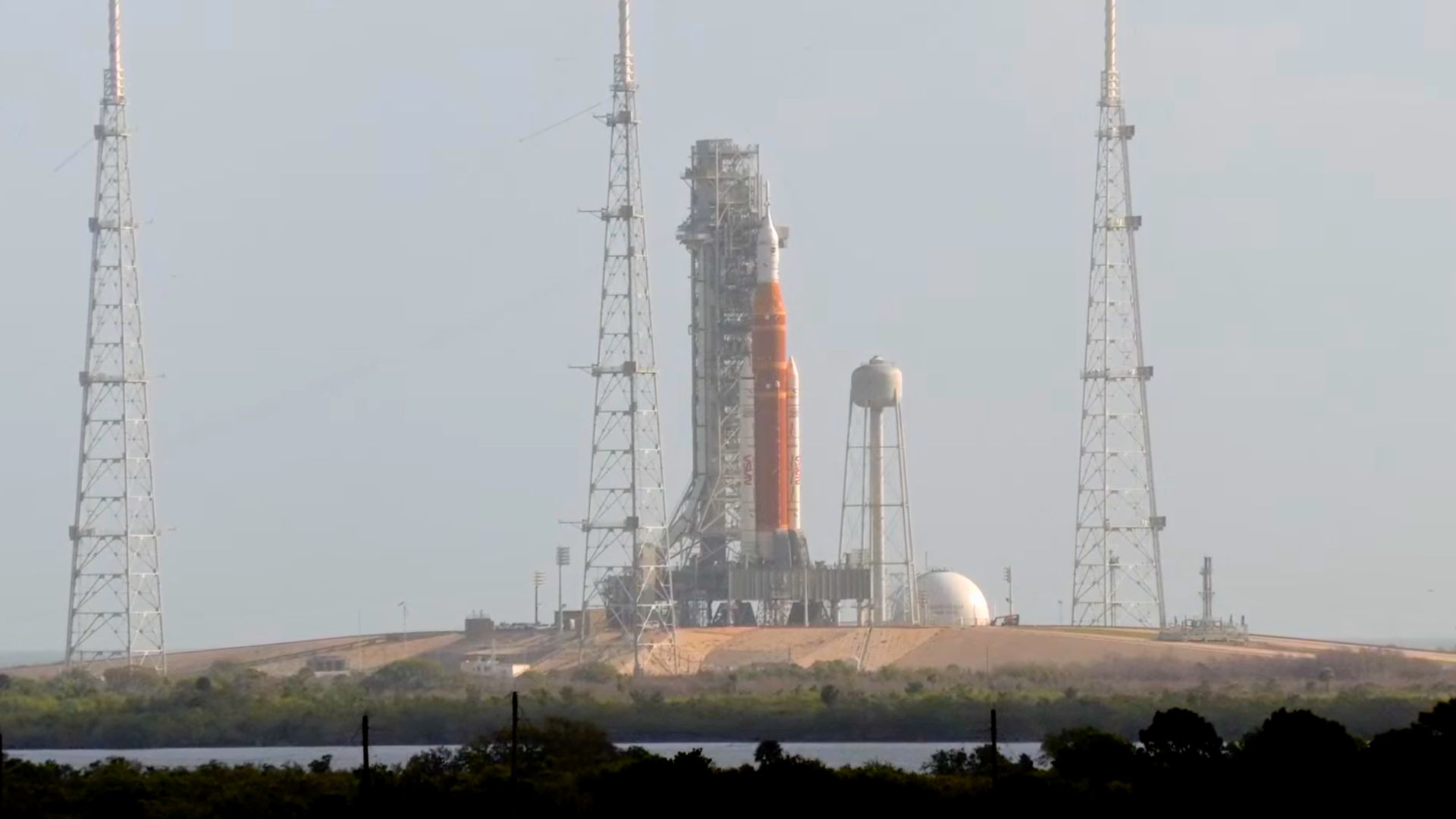 LIVE- NASA Begins Artemis II Rocket Rollout at Kennedy Space Center