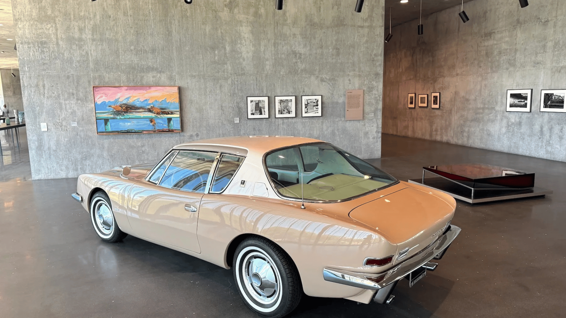 car display LACMA galleries