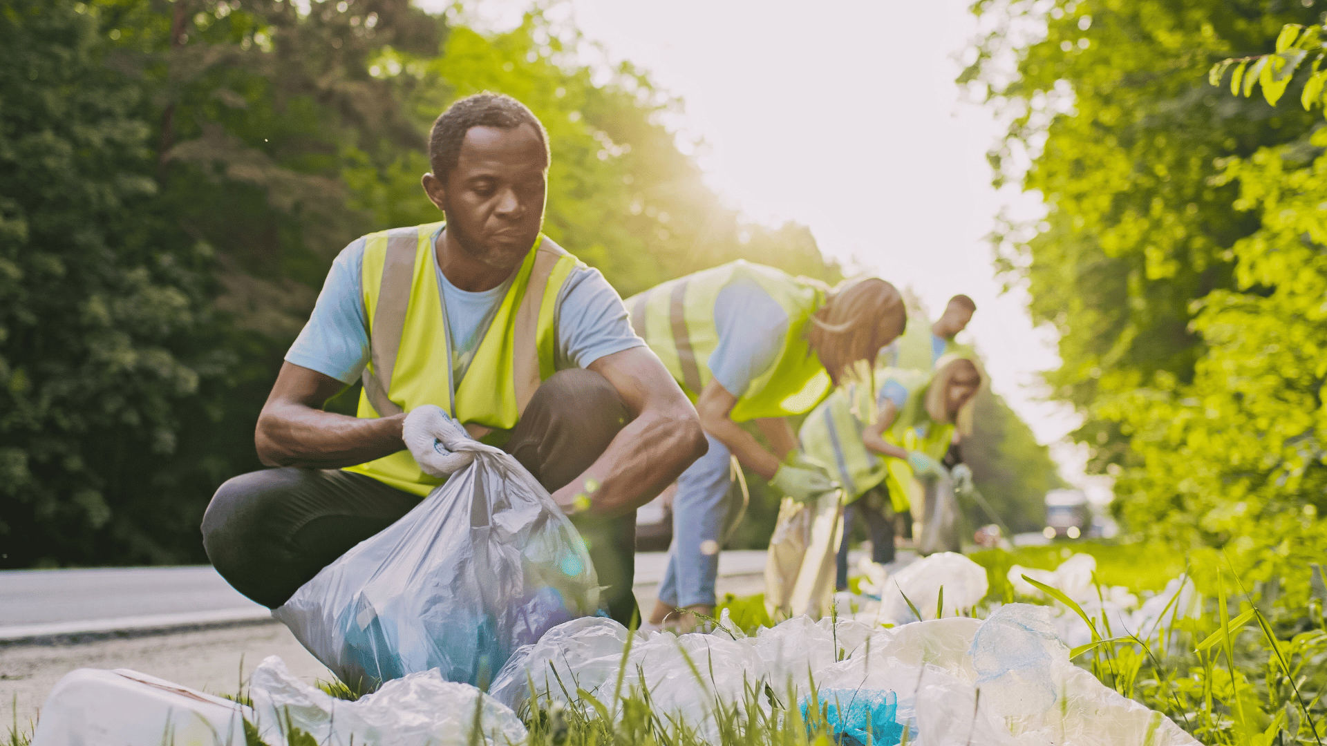 trash clean up earth day