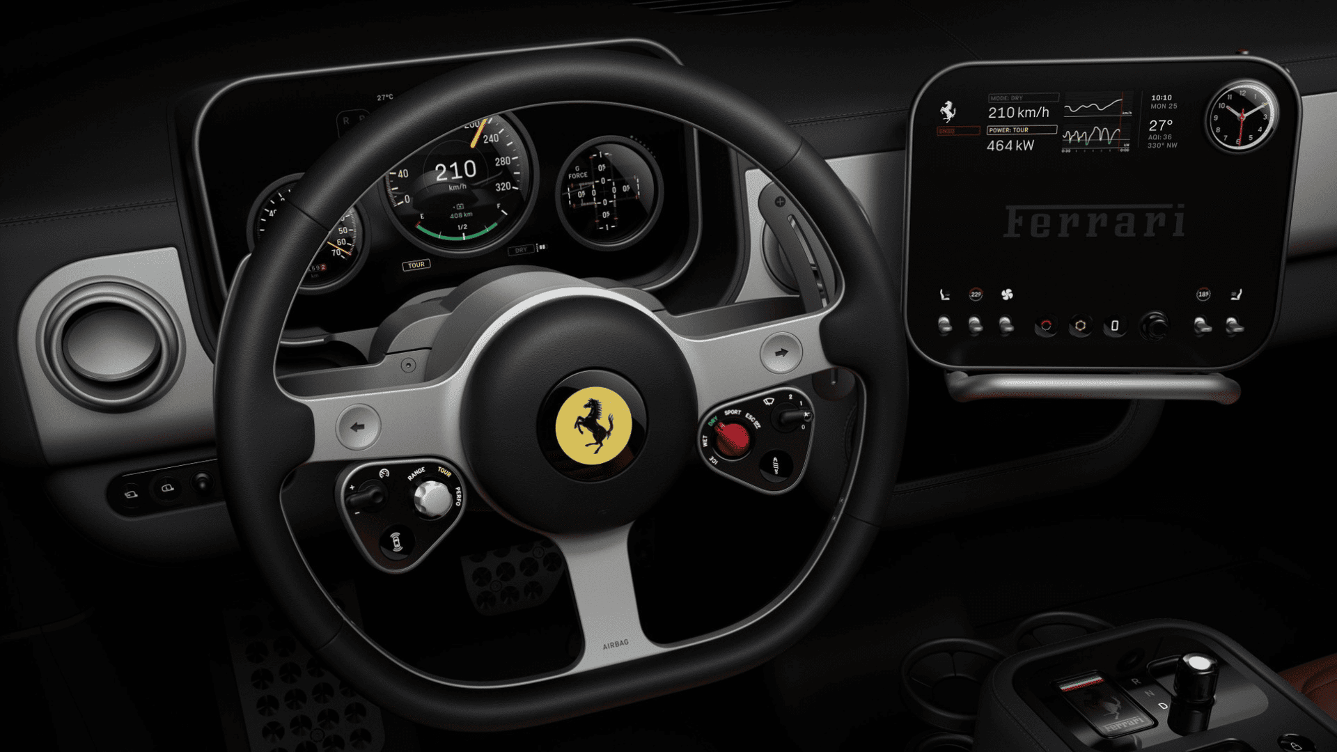 Ferrari Luce interior 