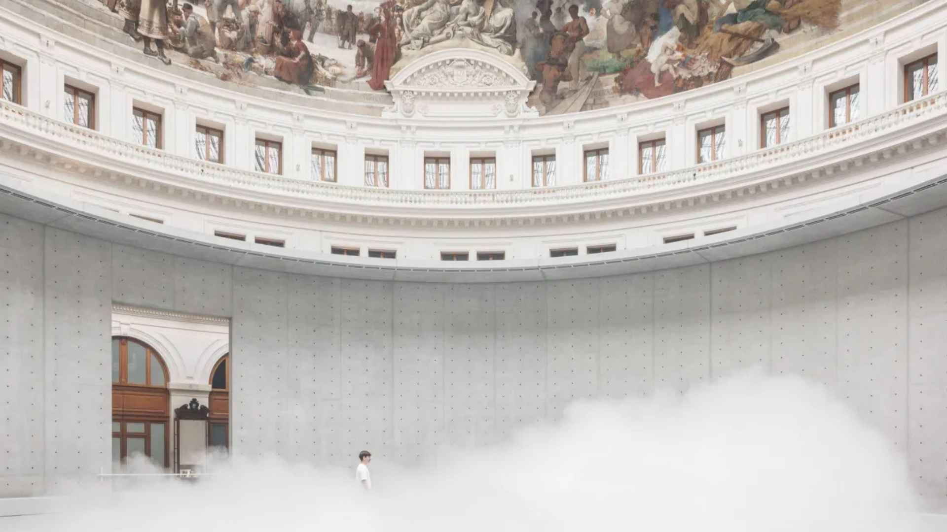 Fujiko Nakaya, #Cloud07156, 2026 © Florent Michel 11:45 Pinault Collection; fog art installation