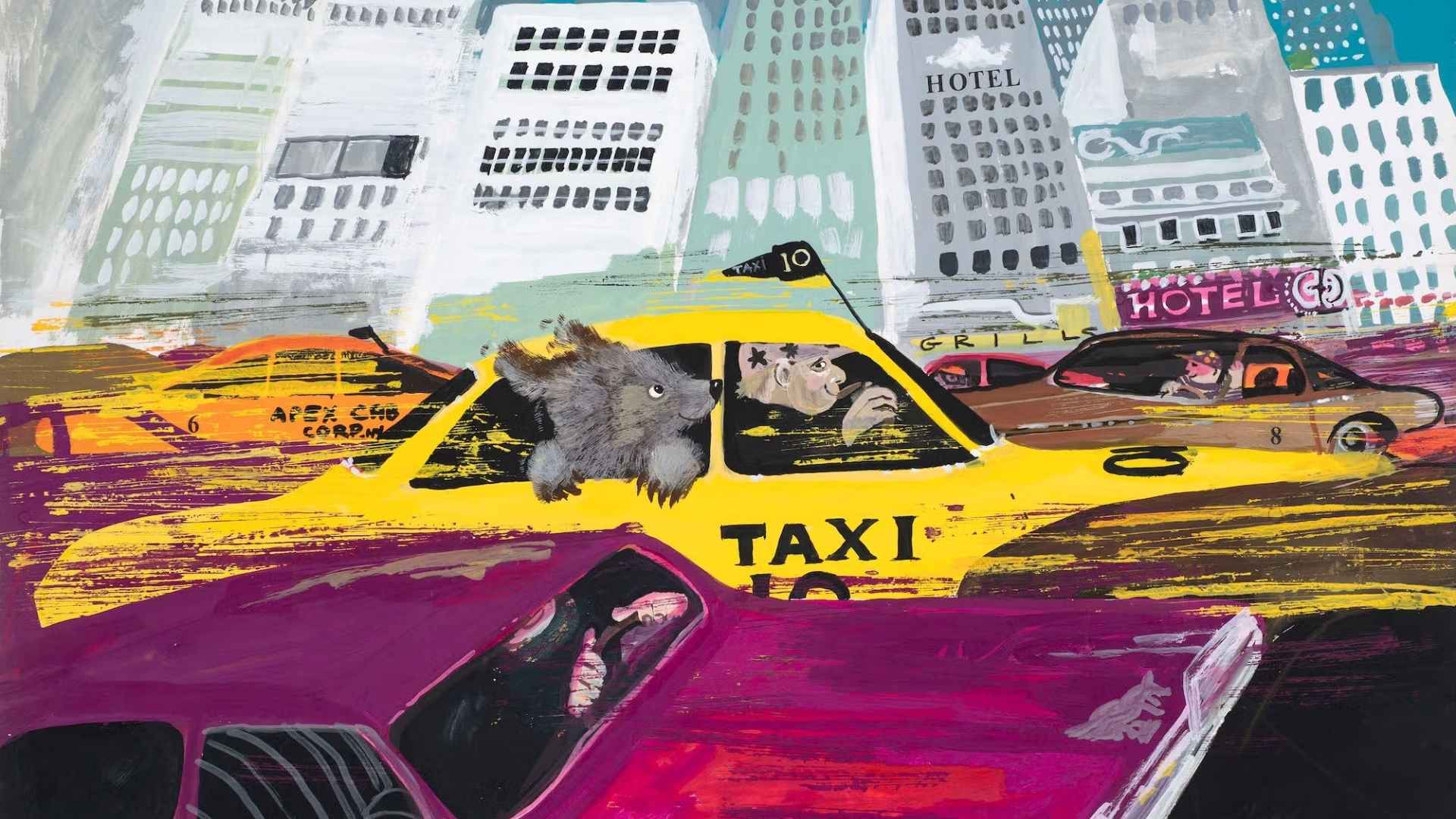Untitled Illustration for Jackanory (Mary Plain Goes to America) Janina Ede