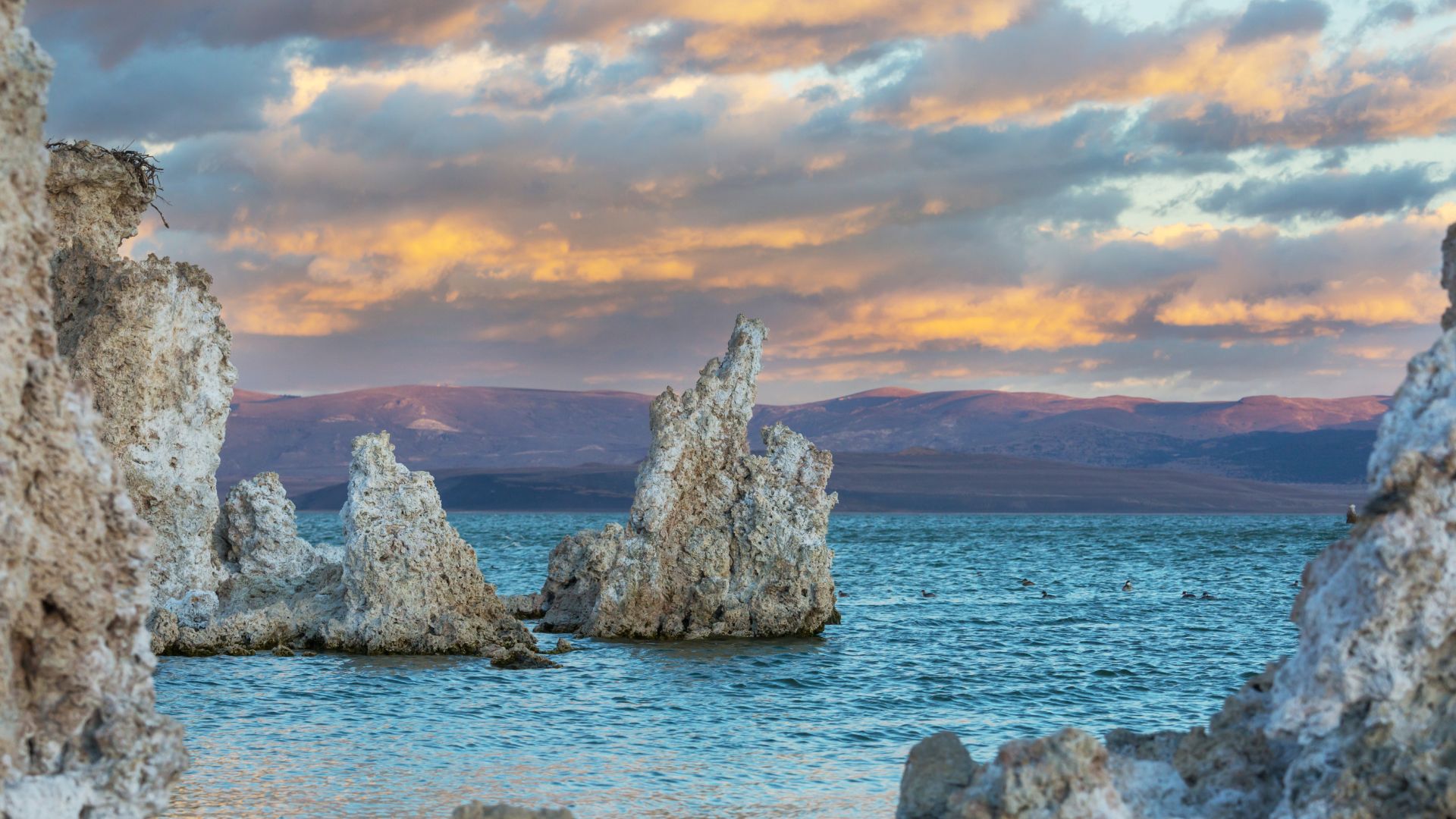 Mono Lake rock formations