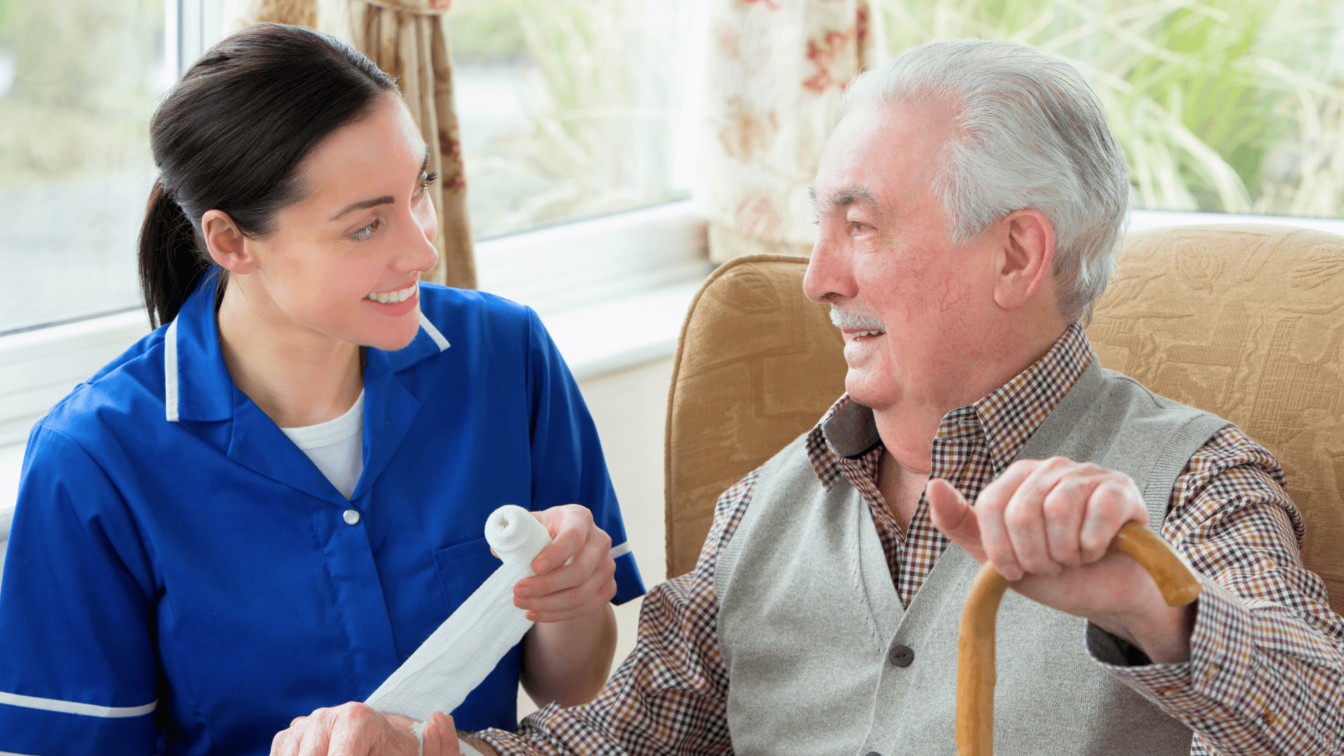 injury wound care self care home health
